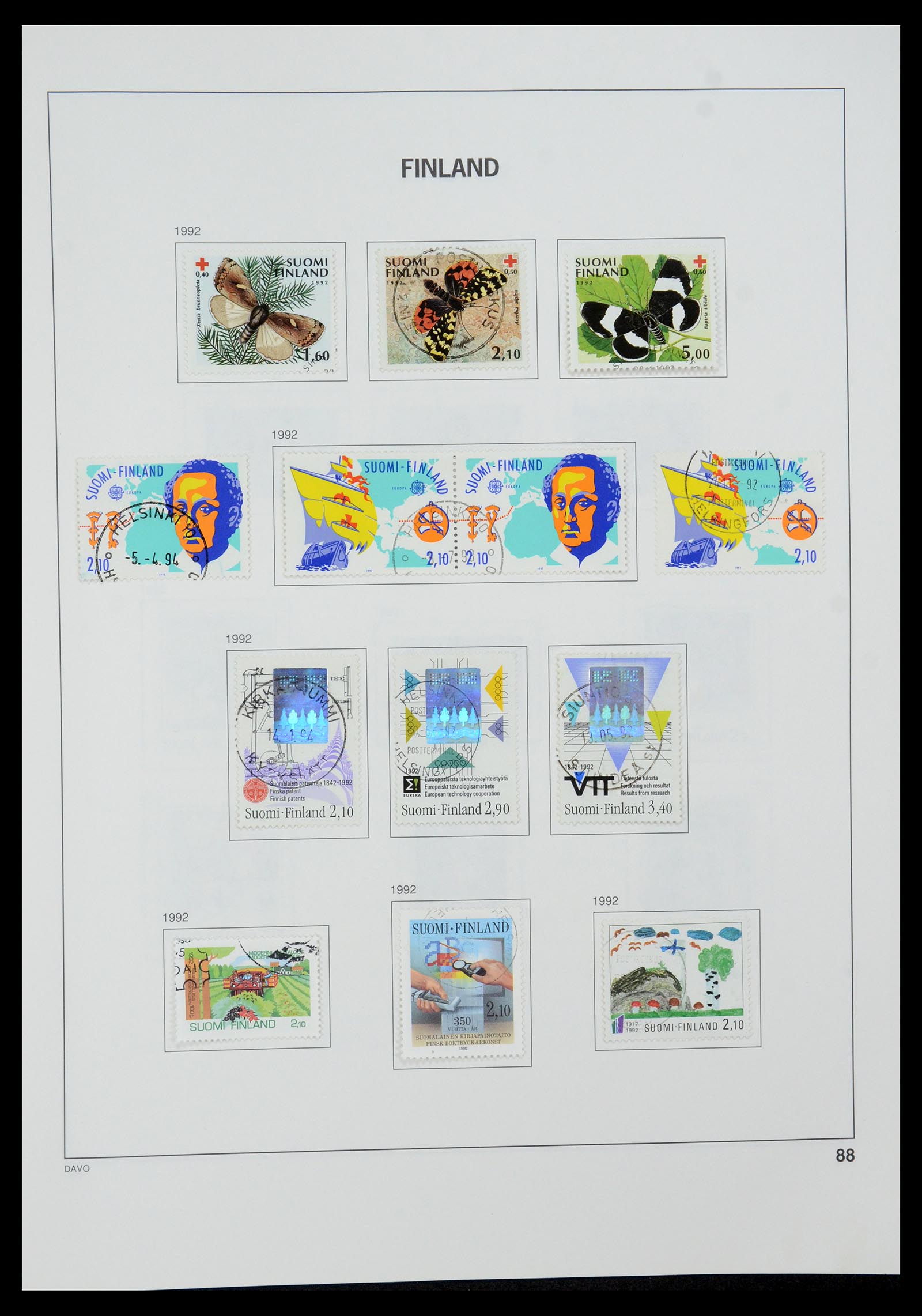 35237 121 - Postzegelverzameling 35237 Finland 1860-1998.