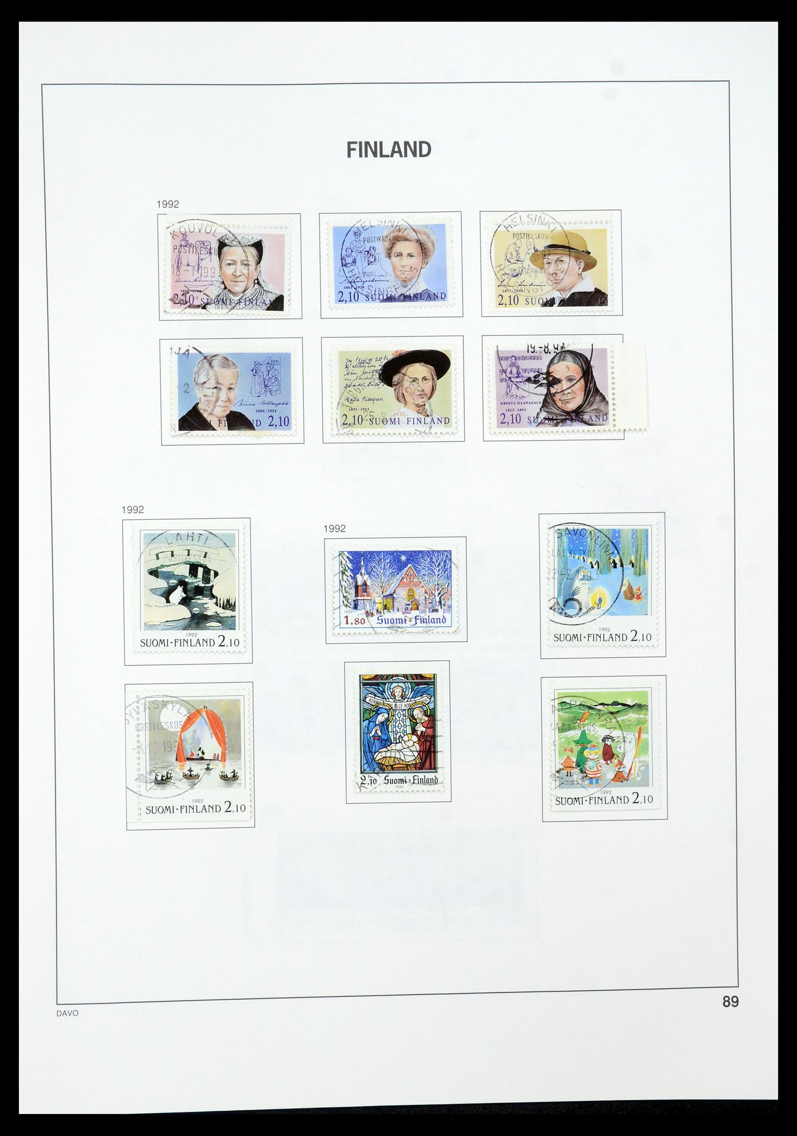 35237 122 - Postzegelverzameling 35237 Finland 1860-1998.