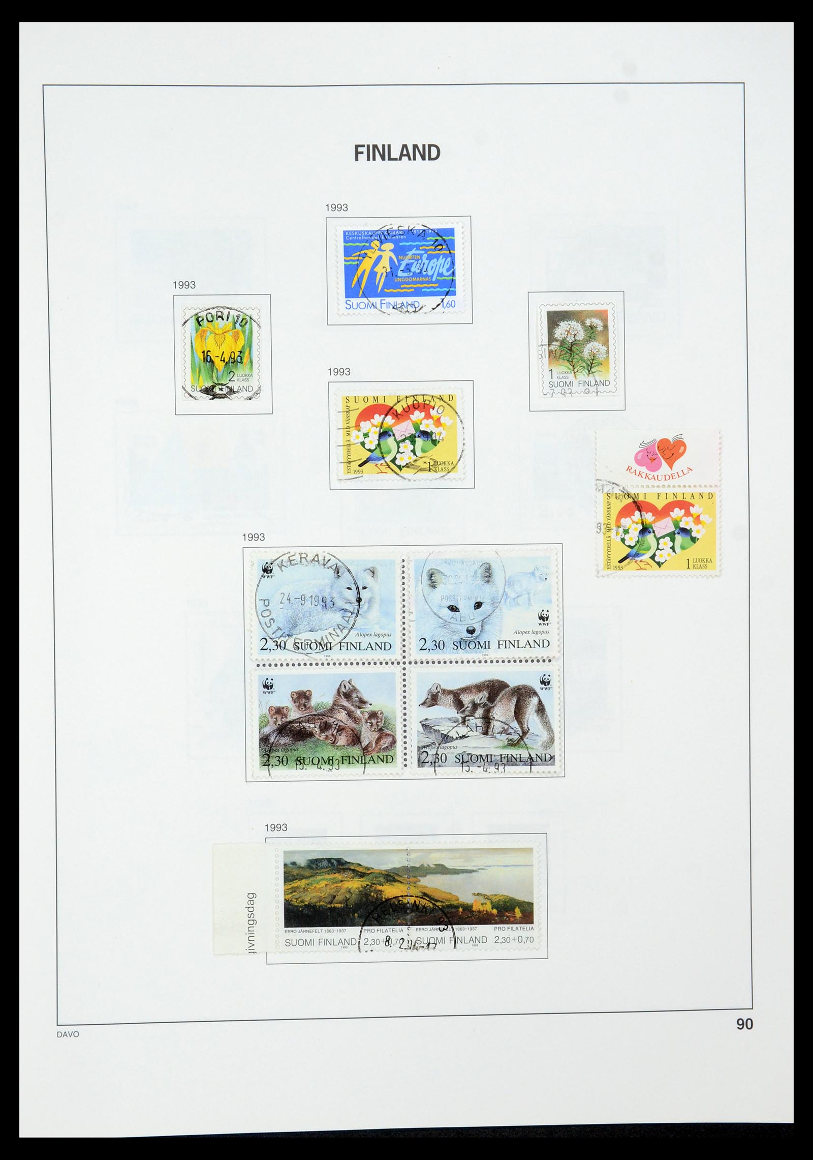 35237 123 - Postzegelverzameling 35237 Finland 1860-1998.