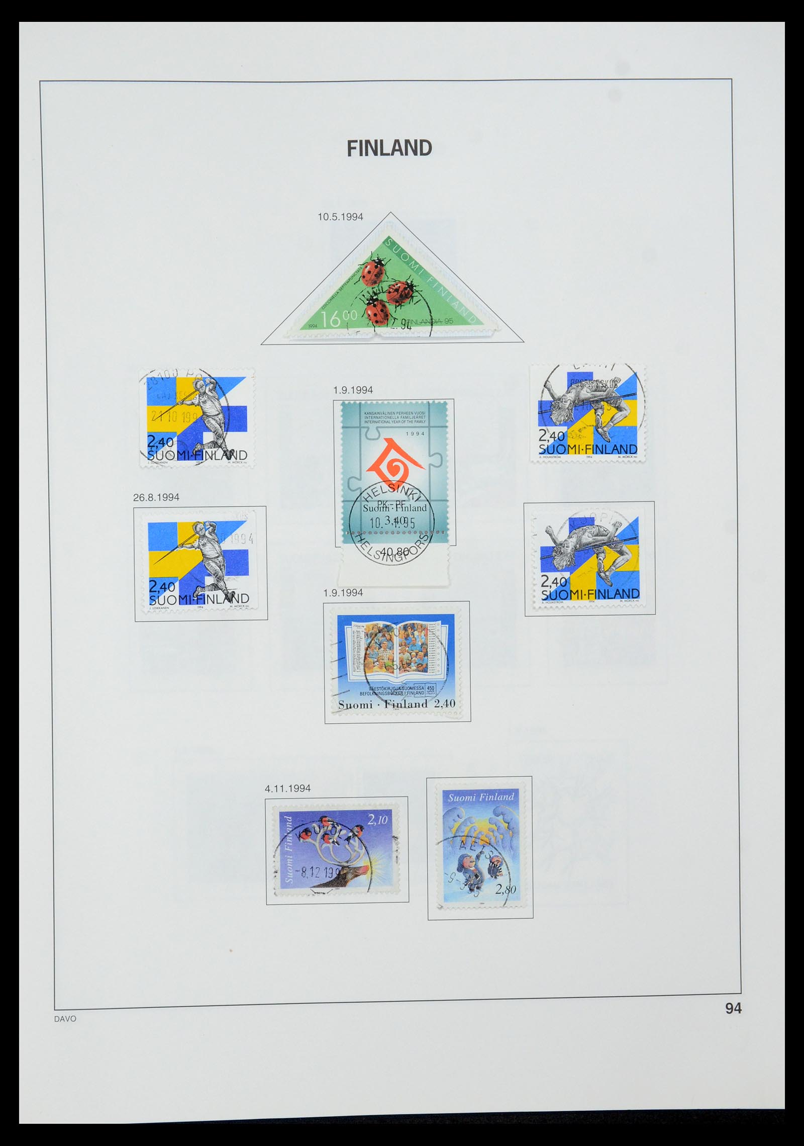 35237 127 - Postzegelverzameling 35237 Finland 1860-1998.