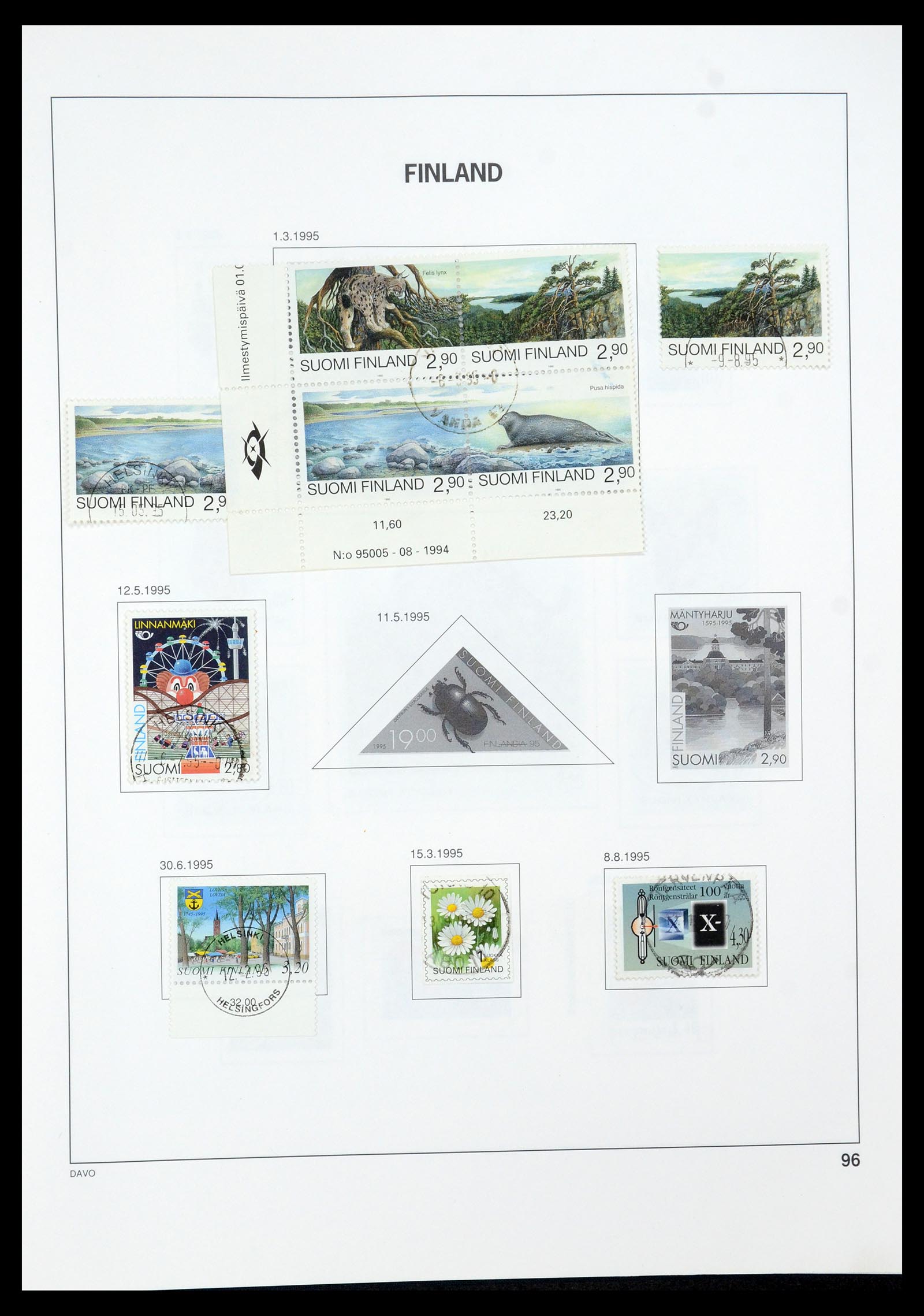35237 129 - Postzegelverzameling 35237 Finland 1860-1998.