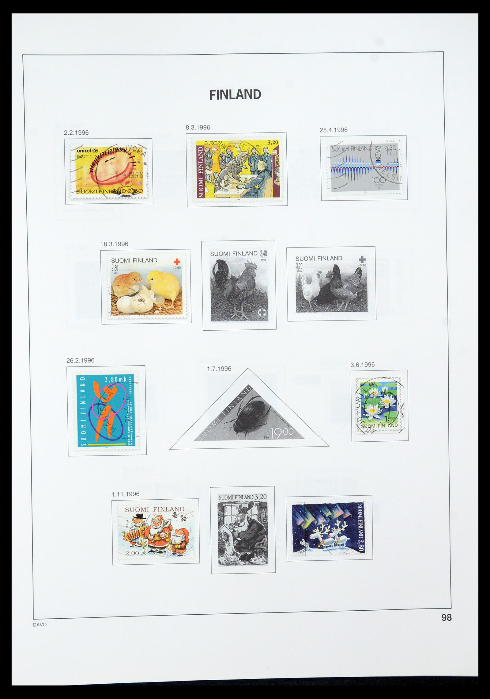35237 132 - Postzegelverzameling 35237 Finland 1860-1998.