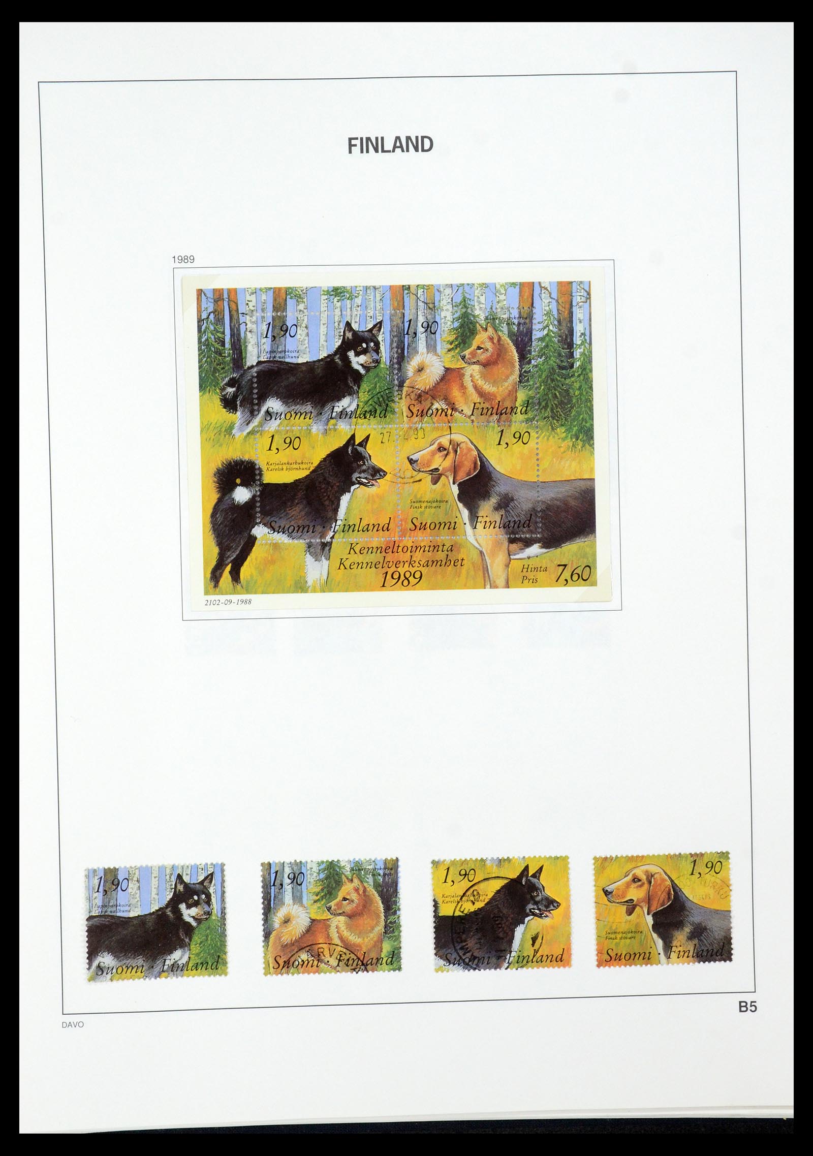 35237 140 - Postzegelverzameling 35237 Finland 1860-1998.