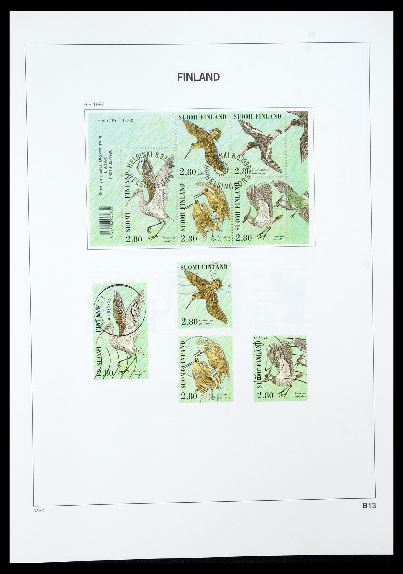 35237 147 - Postzegelverzameling 35237 Finland 1860-1998.