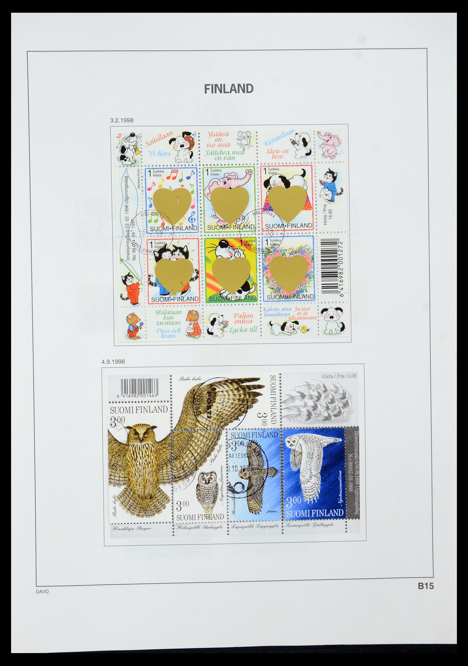 35237 149 - Postzegelverzameling 35237 Finland 1860-1998.