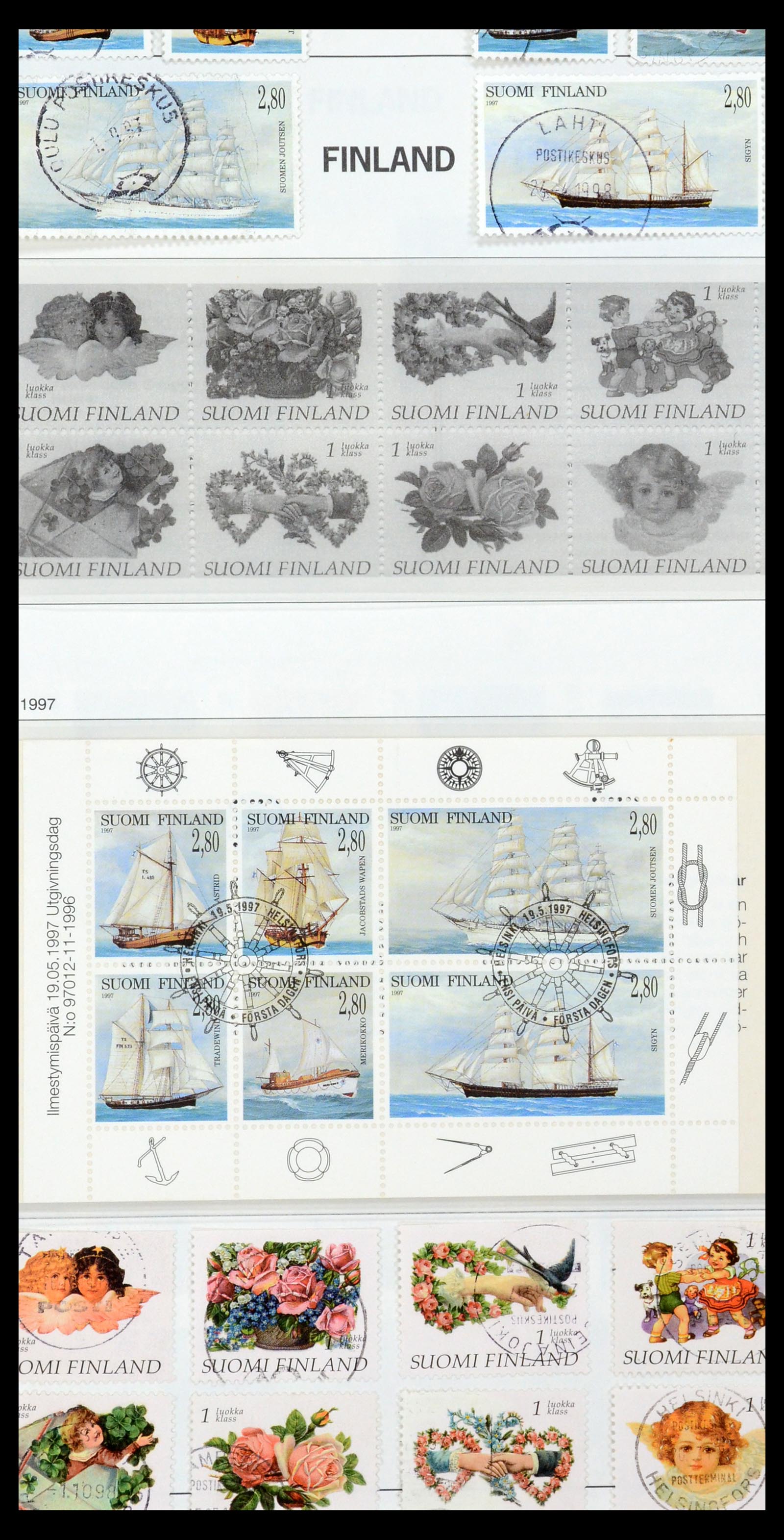 35237 154 - Postzegelverzameling 35237 Finland 1860-1998.