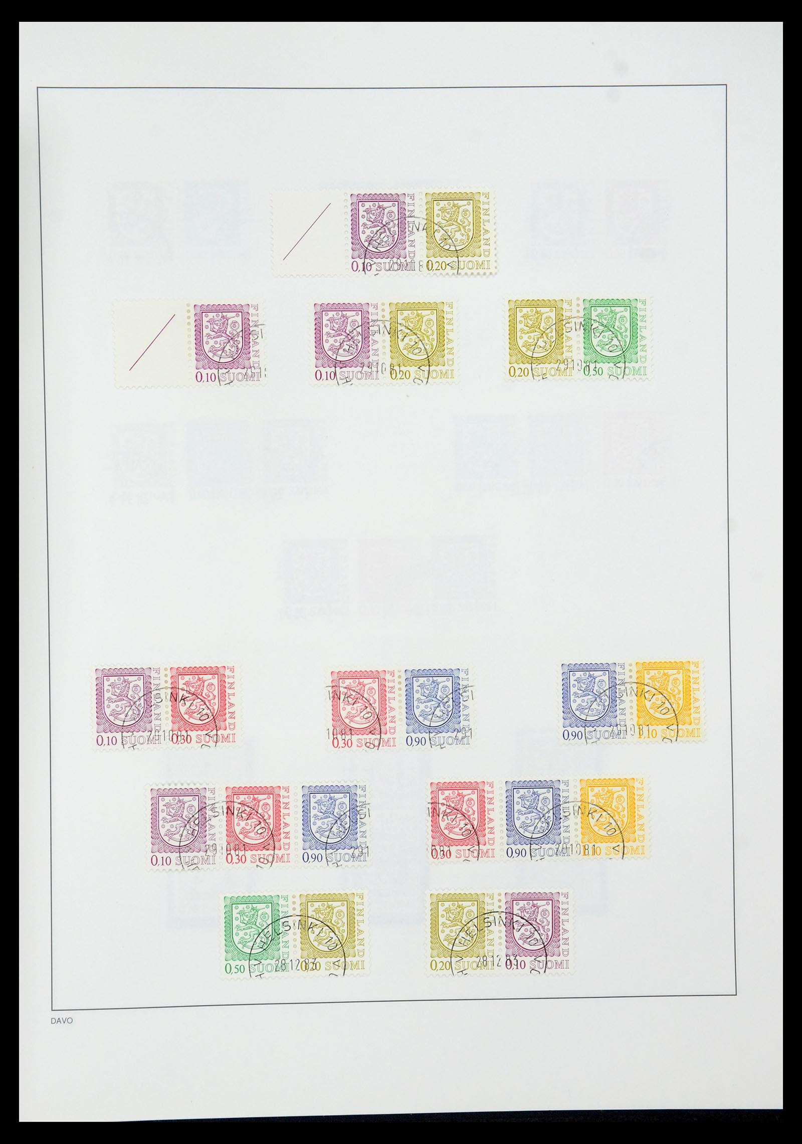35237 163 - Postzegelverzameling 35237 Finland 1860-1998.