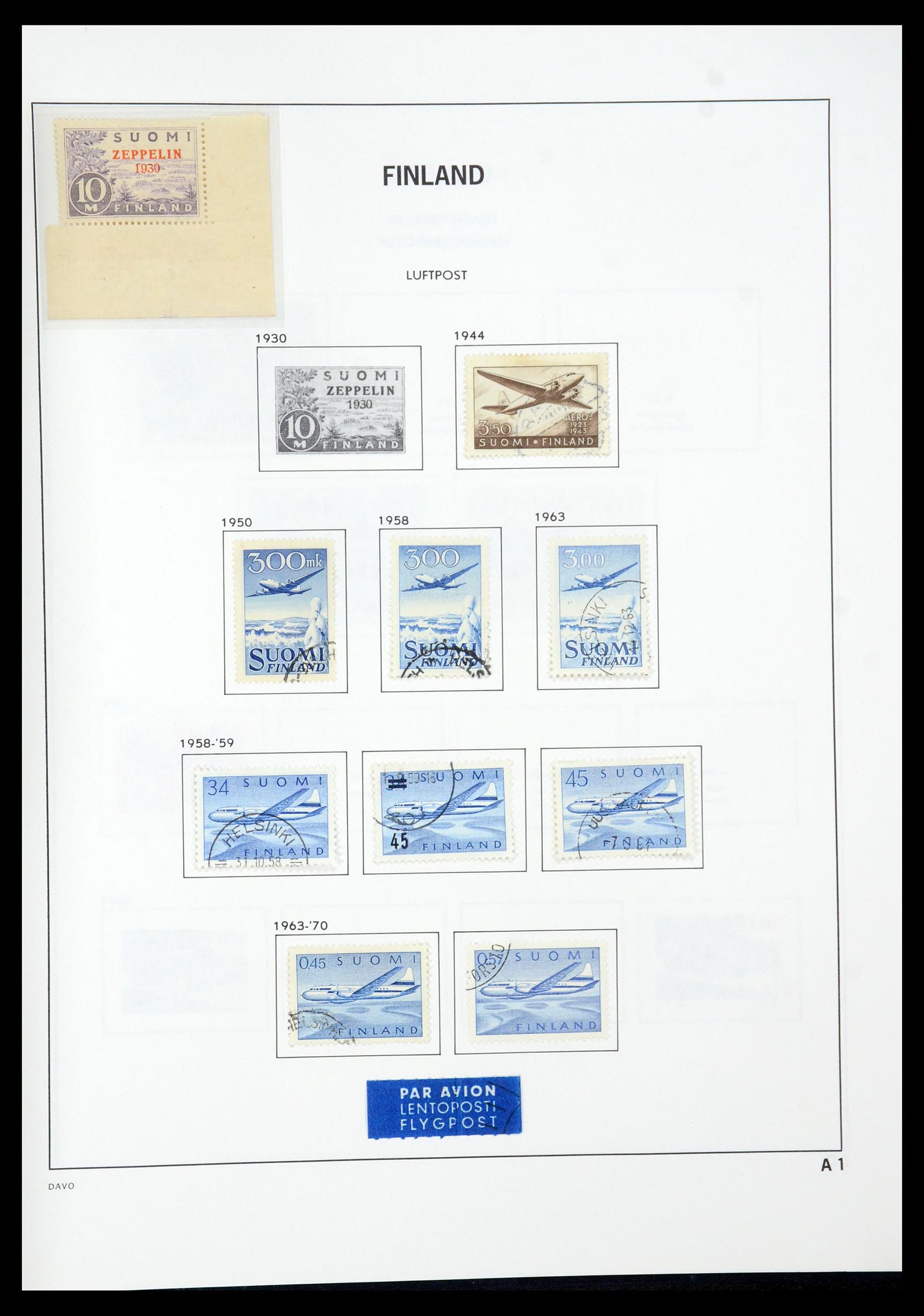 35237 168 - Postzegelverzameling 35237 Finland 1860-1998.