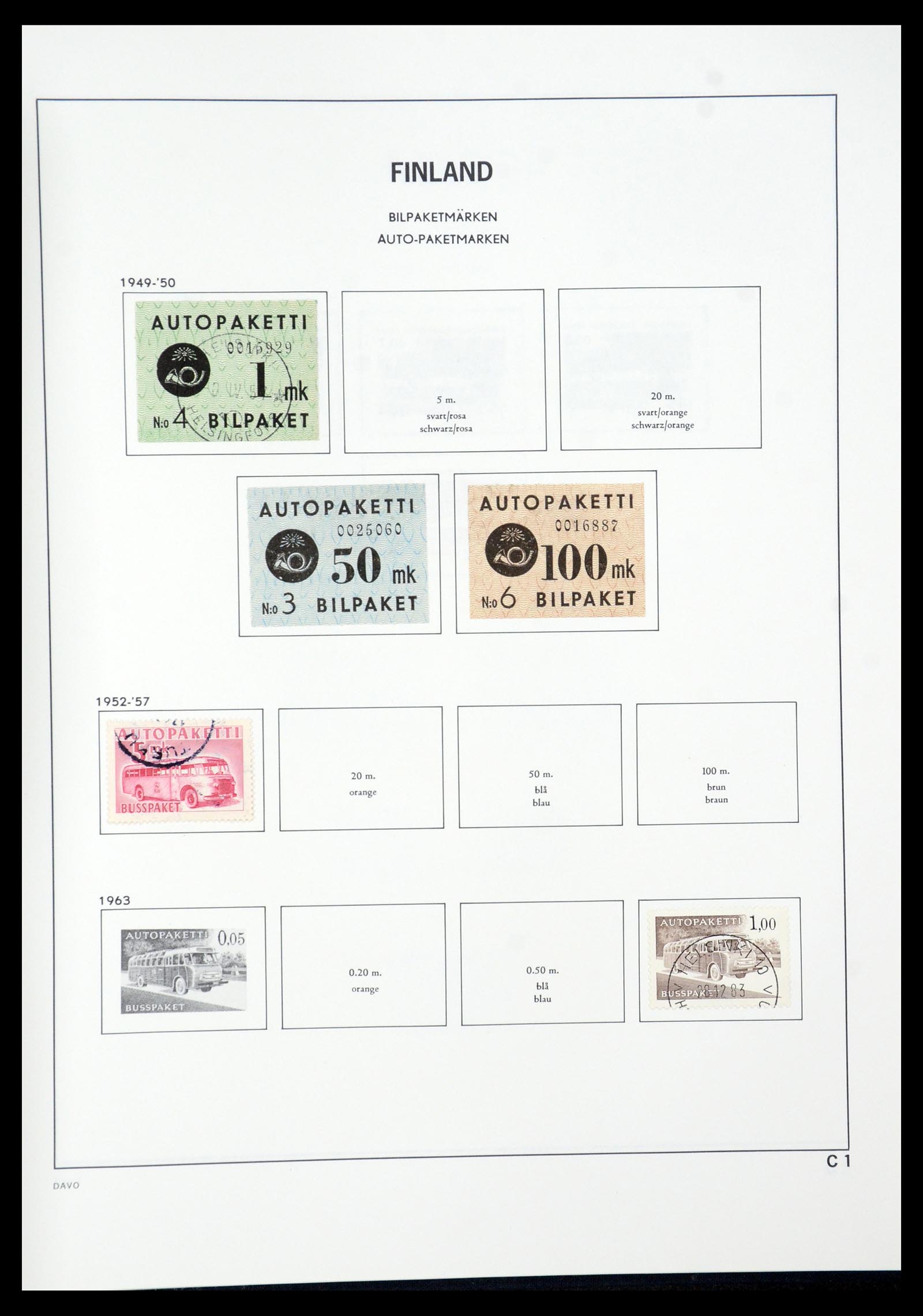 35237 169 - Postzegelverzameling 35237 Finland 1860-1998.