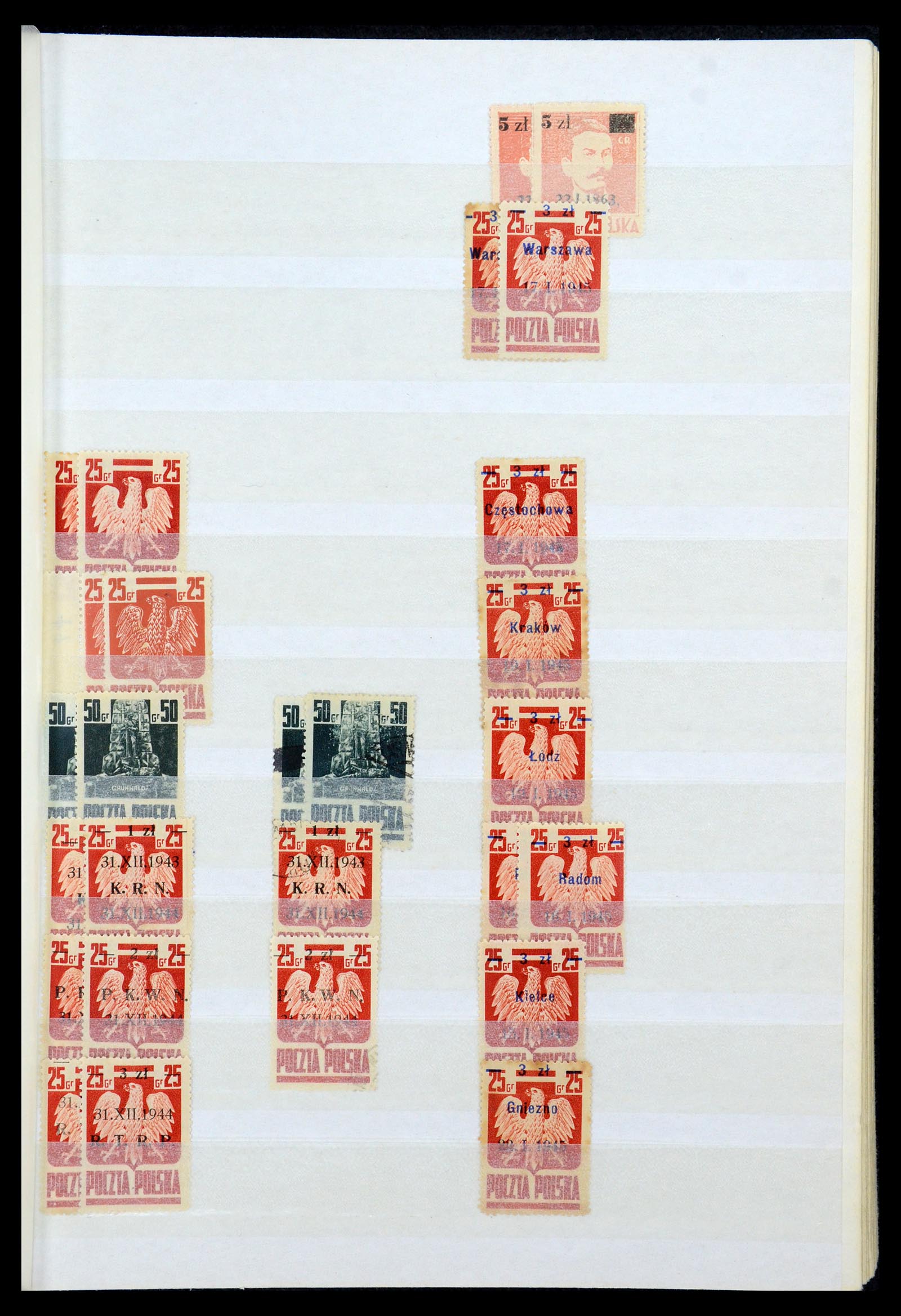 35238 001 - Postzegelverzameling 35238 Polen 1945-1964.