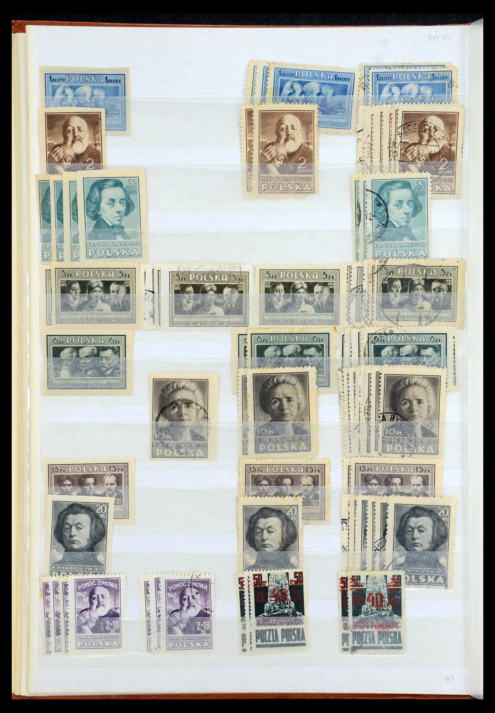 35238 006 - Postzegelverzameling 35238 Polen 1945-1964.