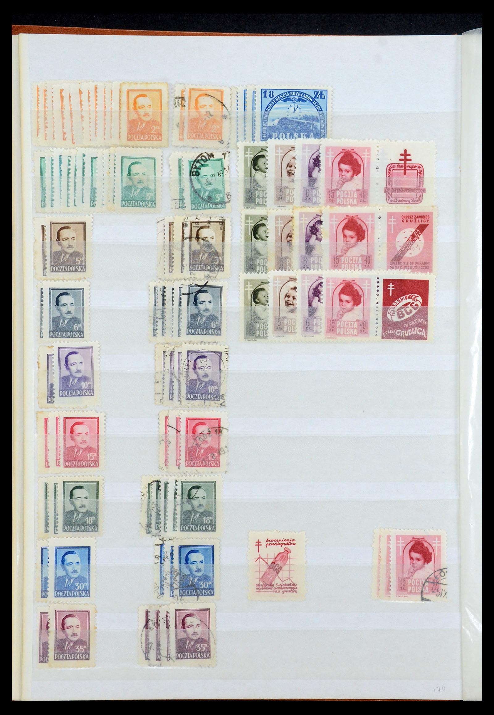 35238 010 - Postzegelverzameling 35238 Polen 1945-1964.