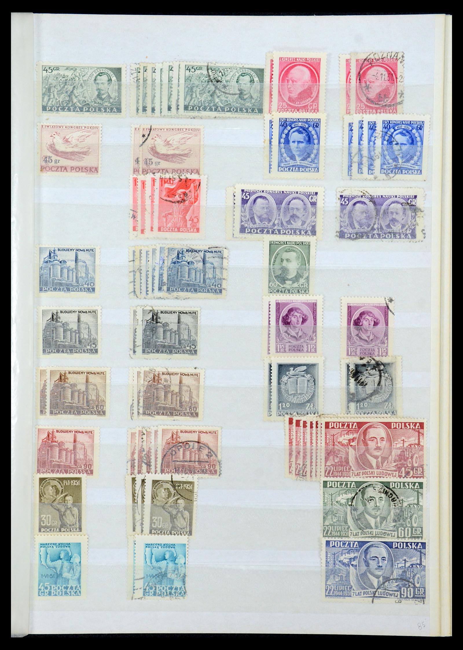 35238 015 - Postzegelverzameling 35238 Polen 1945-1964.
