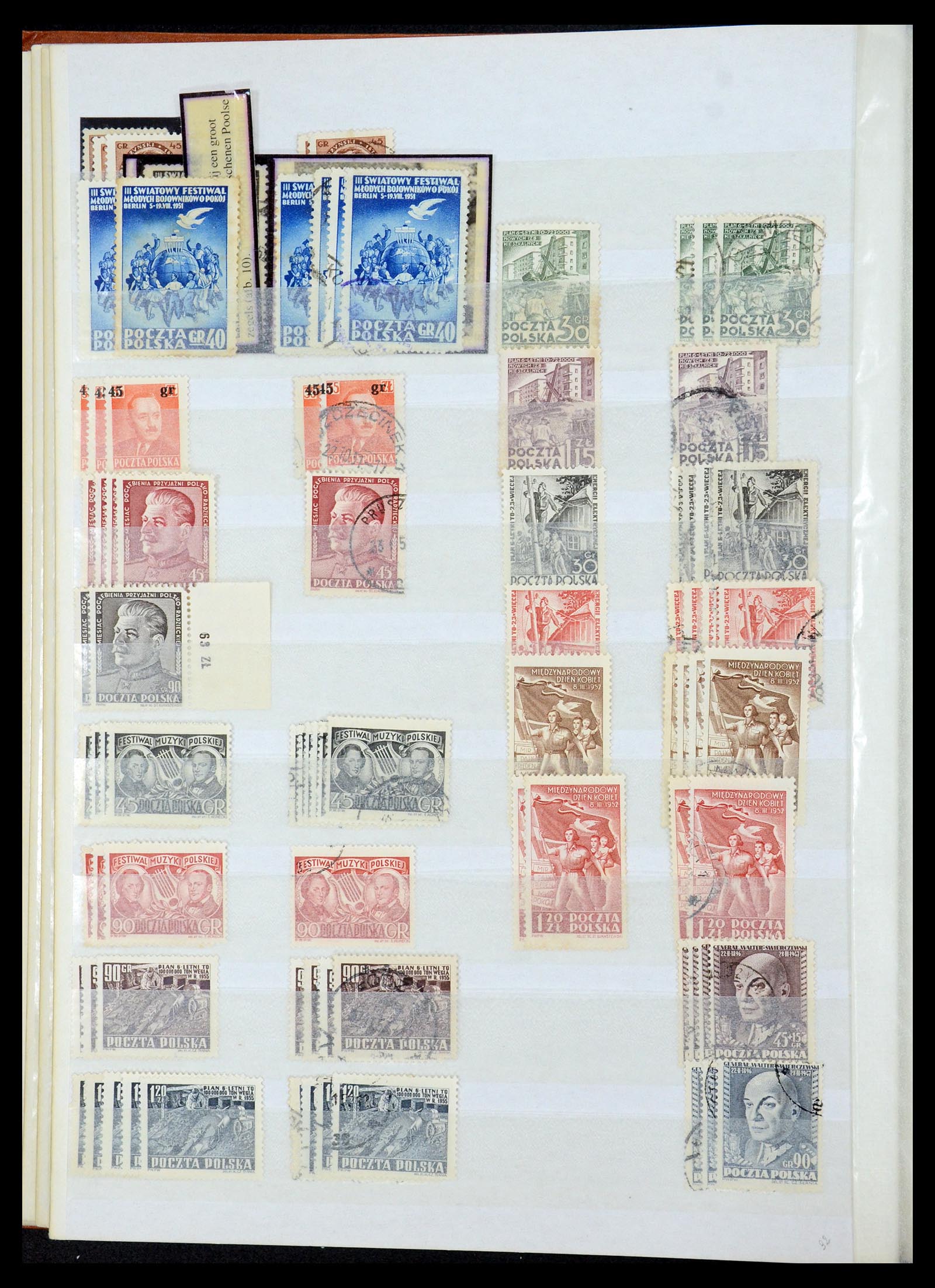 35238 016 - Postzegelverzameling 35238 Polen 1945-1964.