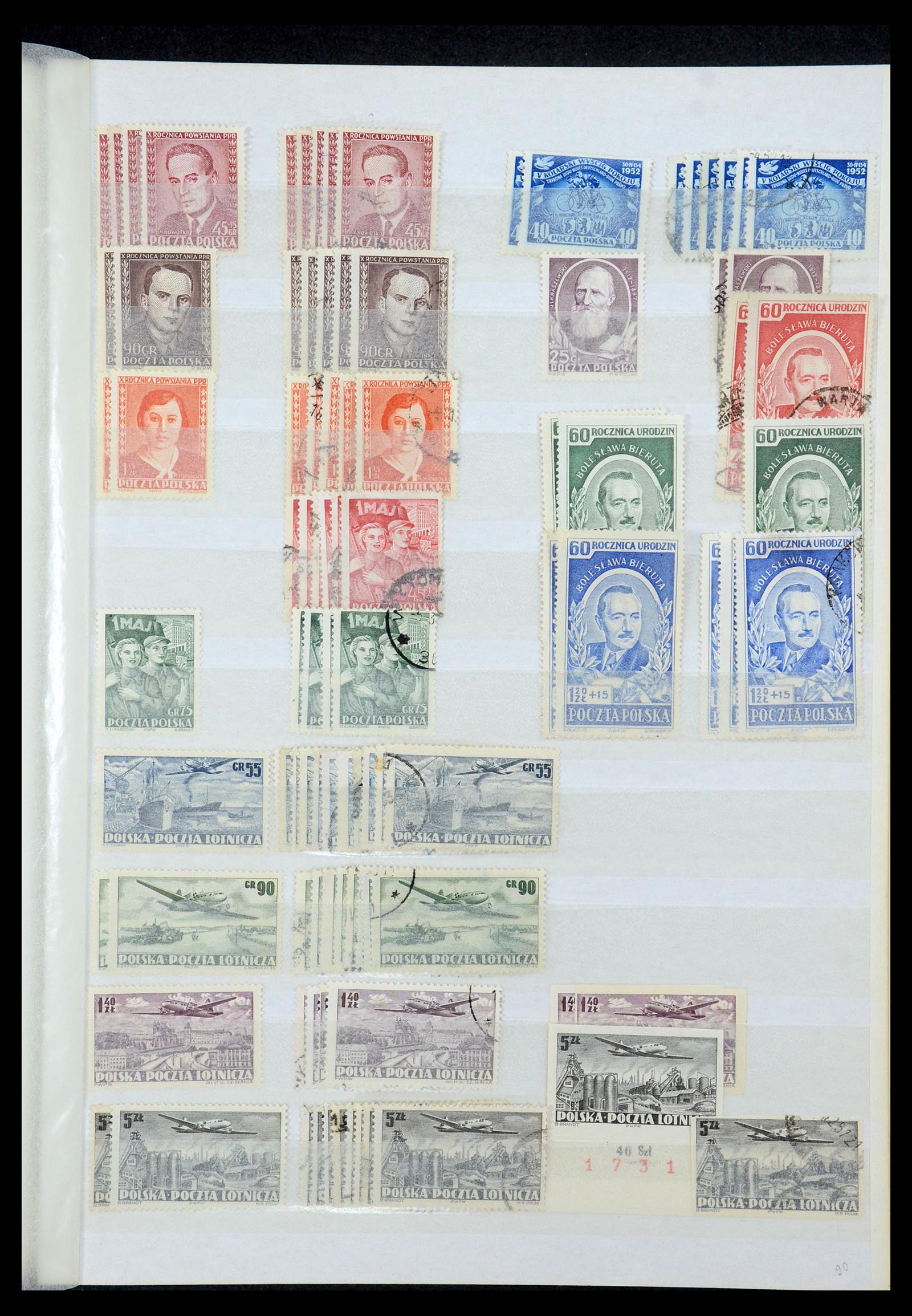 35238 017 - Postzegelverzameling 35238 Polen 1945-1964.