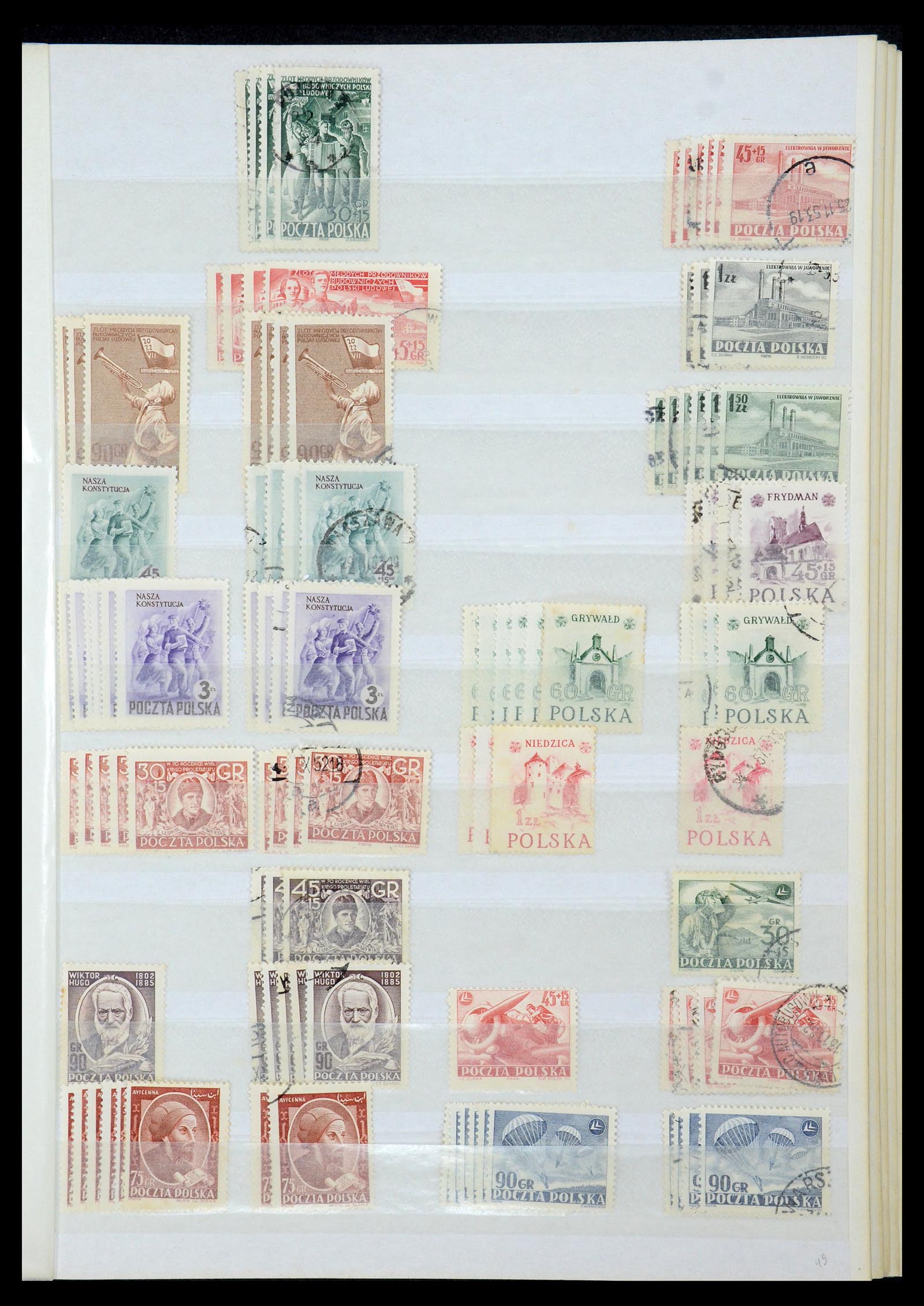 35238 019 - Postzegelverzameling 35238 Polen 1945-1964.