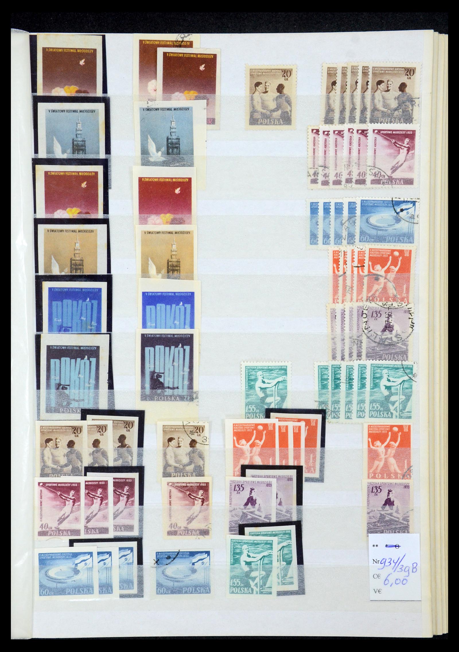 35238 029 - Postzegelverzameling 35238 Polen 1945-1964.
