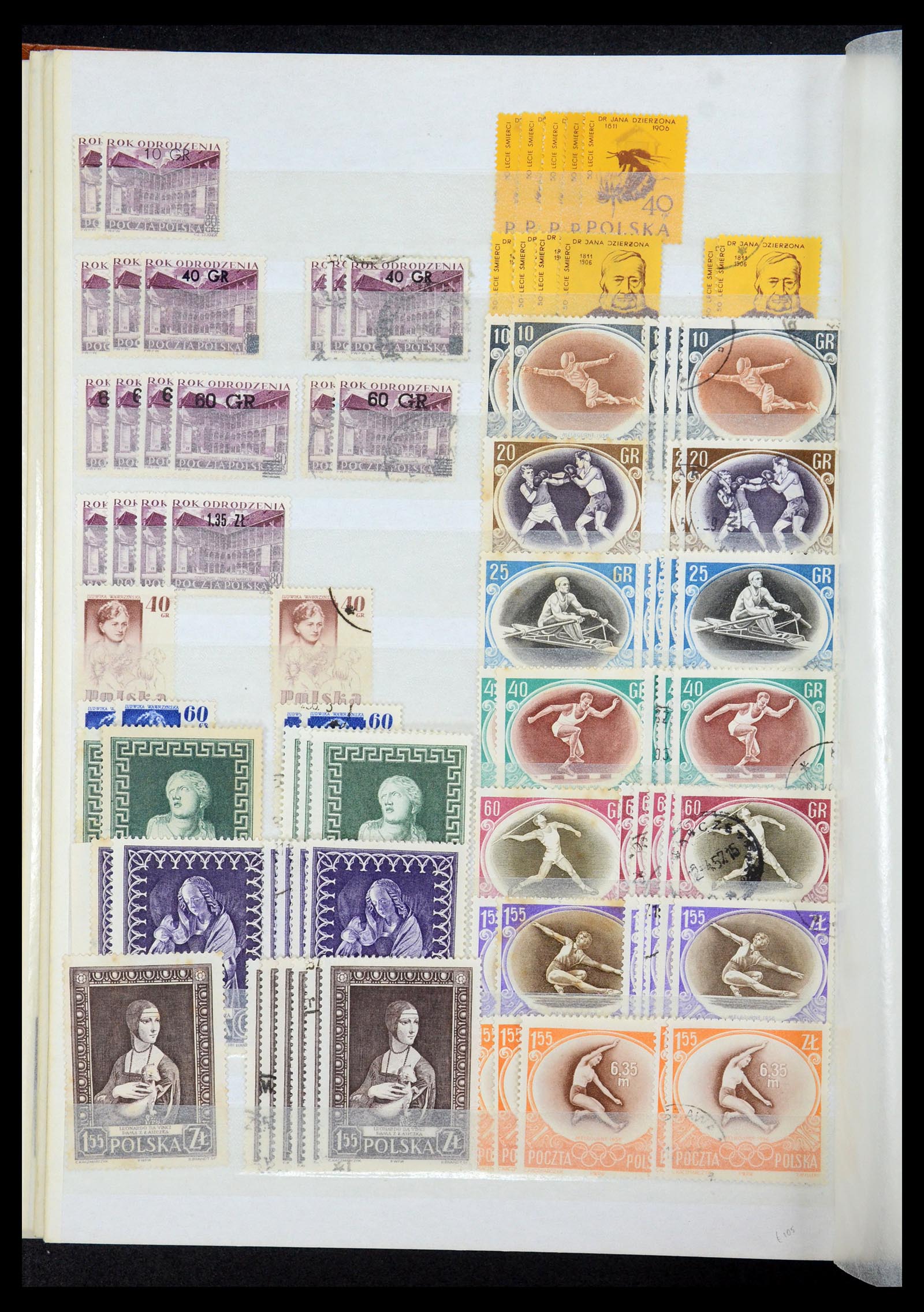 35238 032 - Postzegelverzameling 35238 Polen 1945-1964.