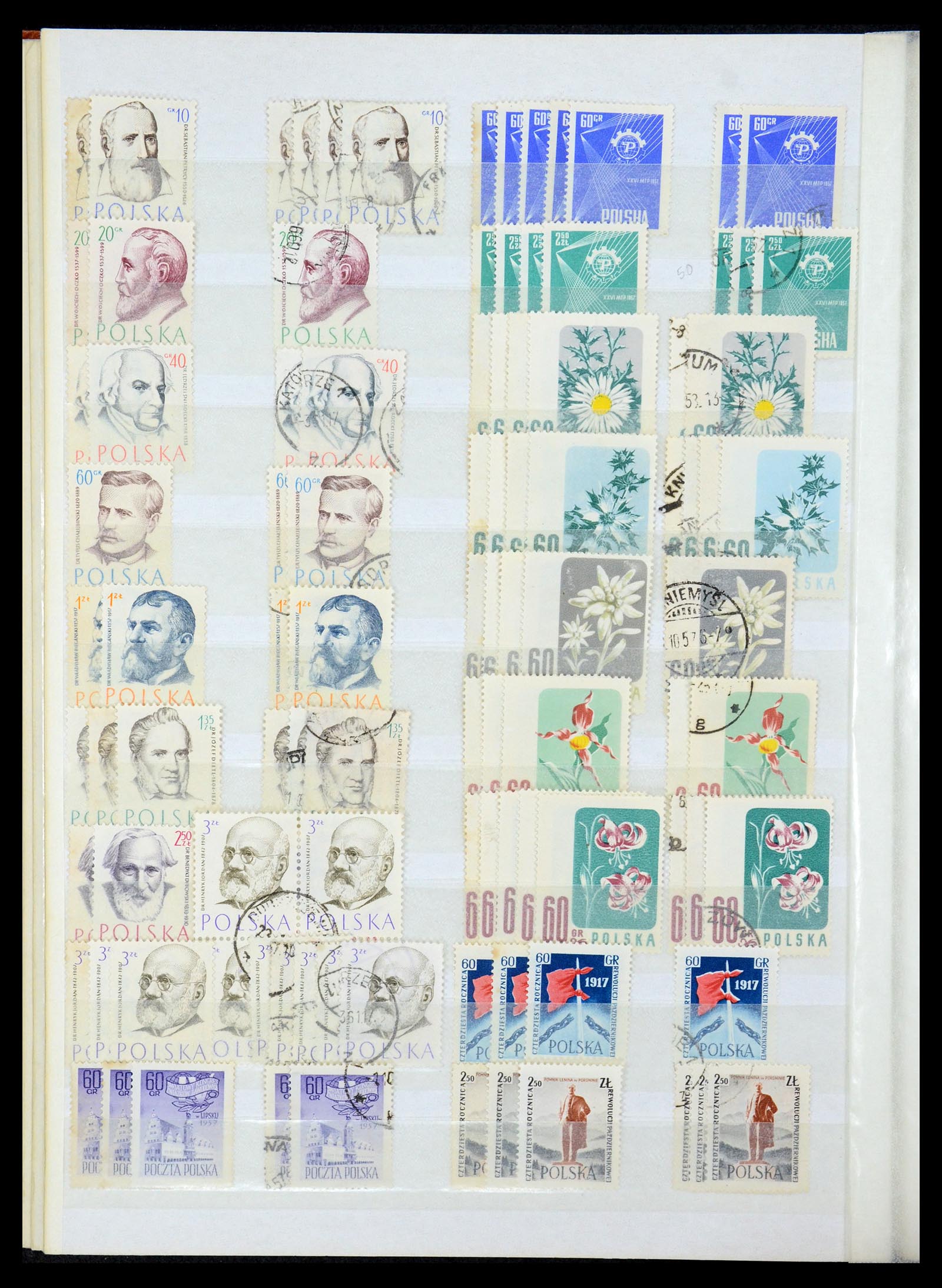 35238 034 - Postzegelverzameling 35238 Polen 1945-1964.