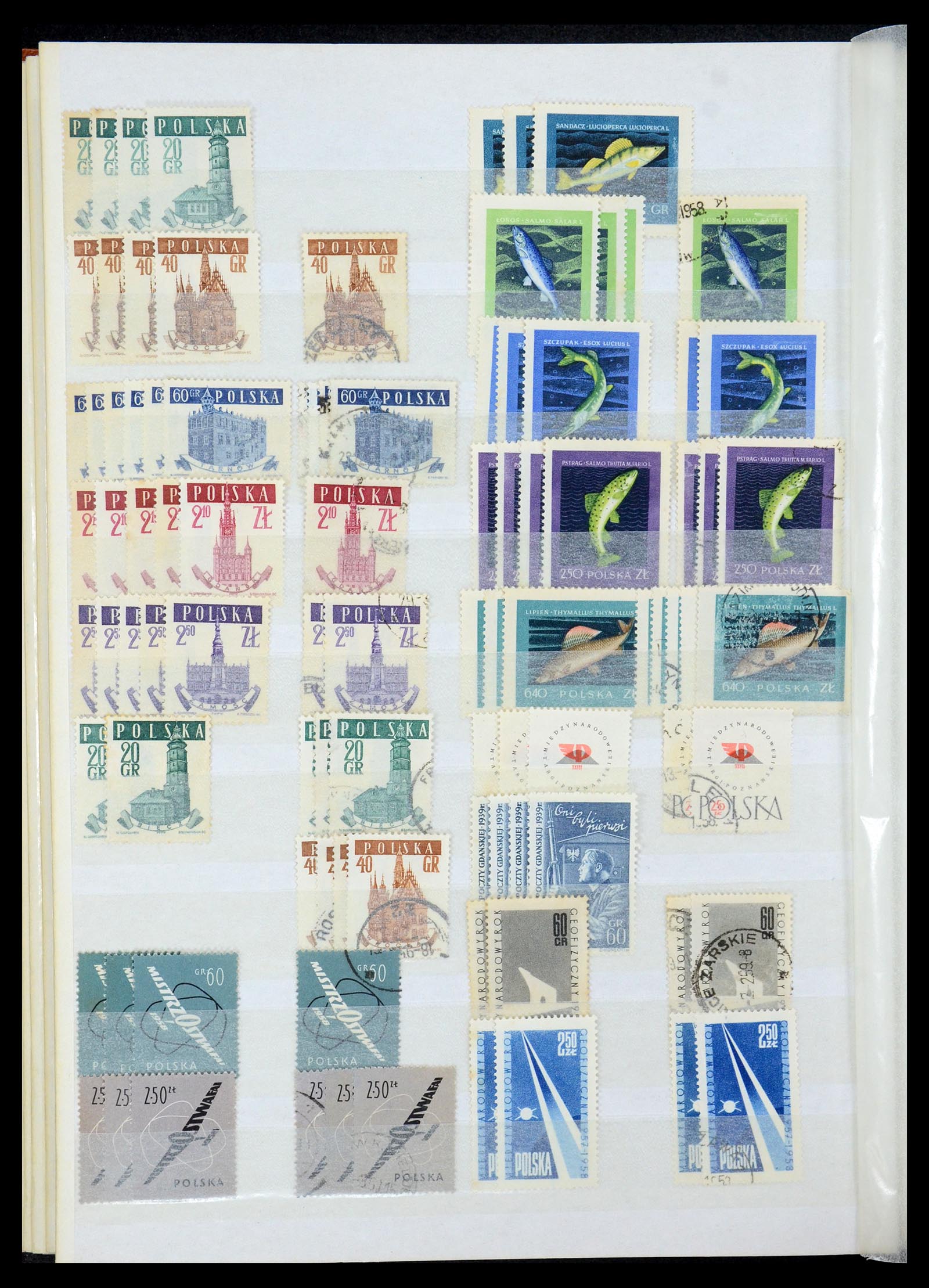 35238 036 - Postzegelverzameling 35238 Polen 1945-1964.