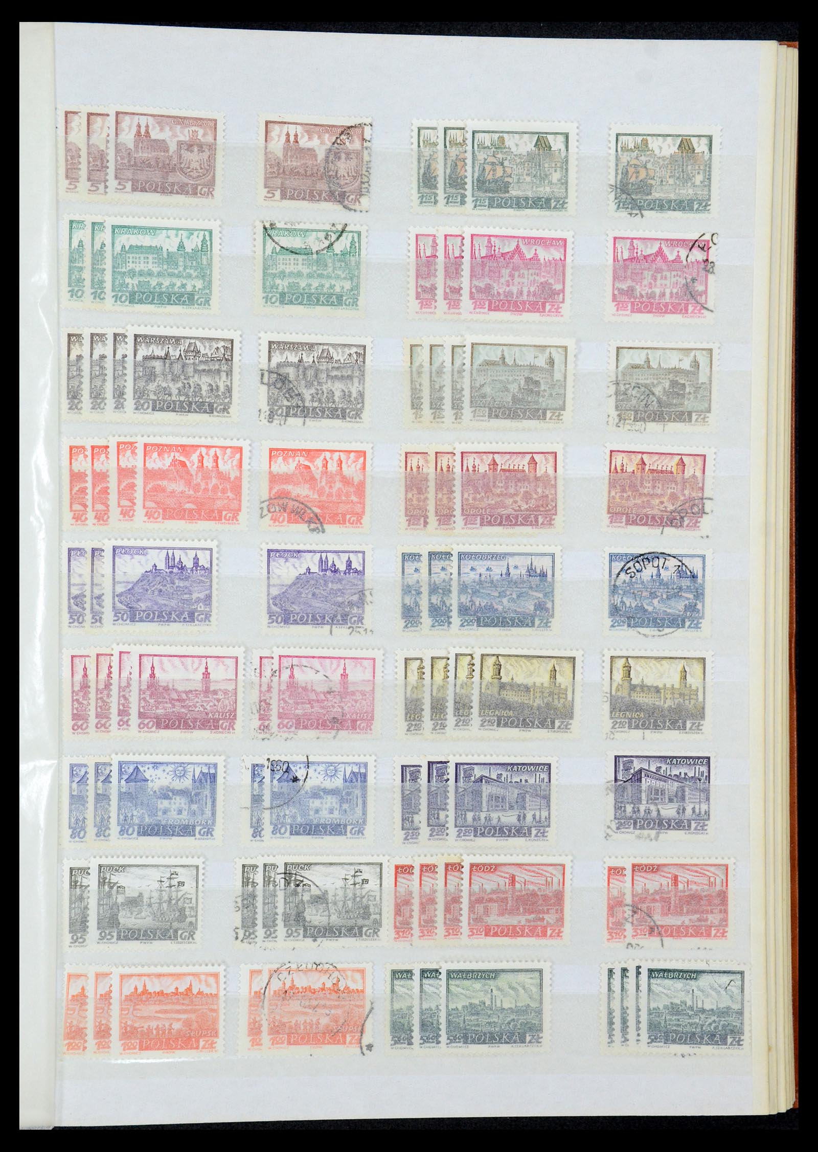 35238 044 - Postzegelverzameling 35238 Polen 1945-1964.