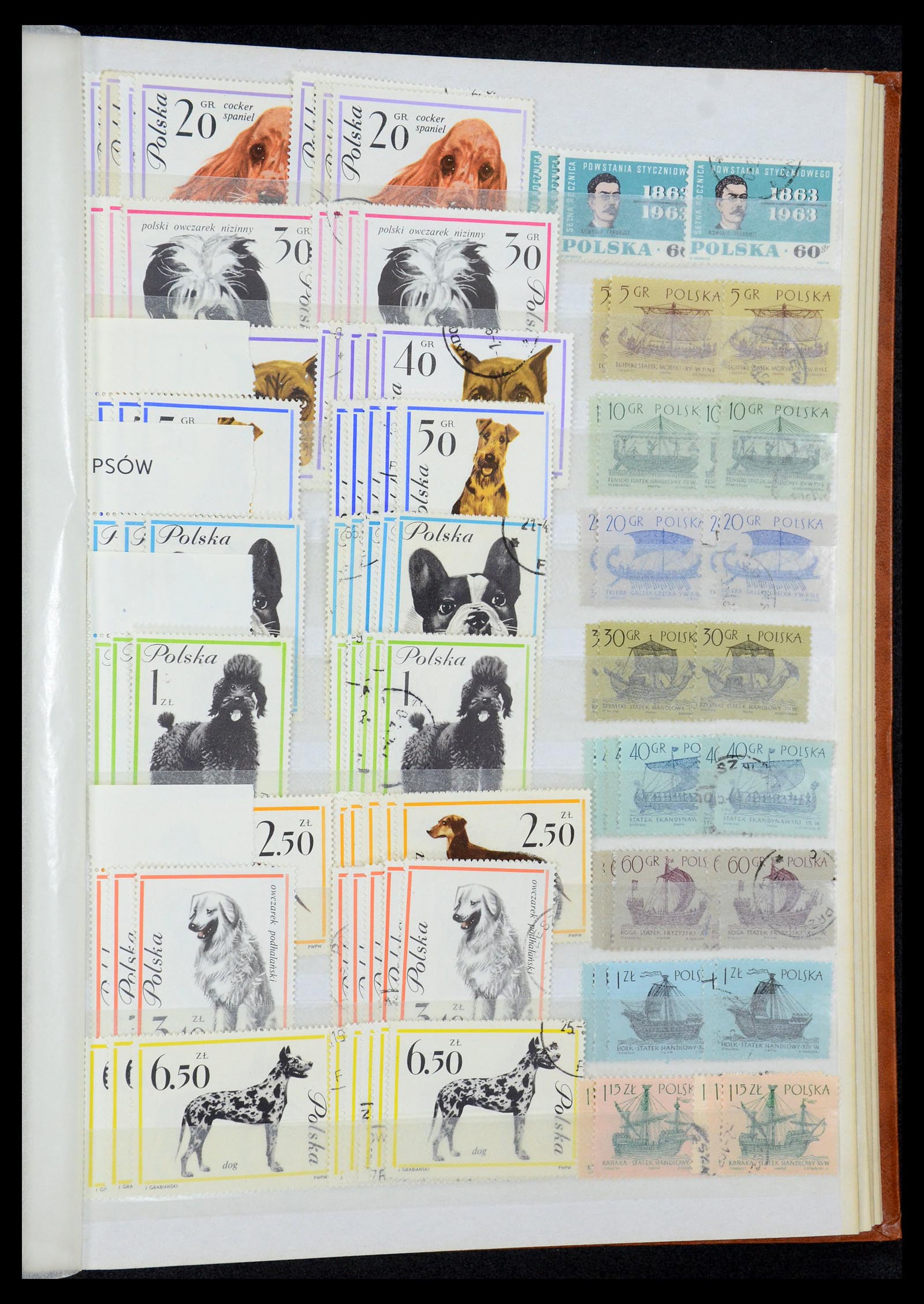 35238 055 - Postzegelverzameling 35238 Polen 1945-1964.