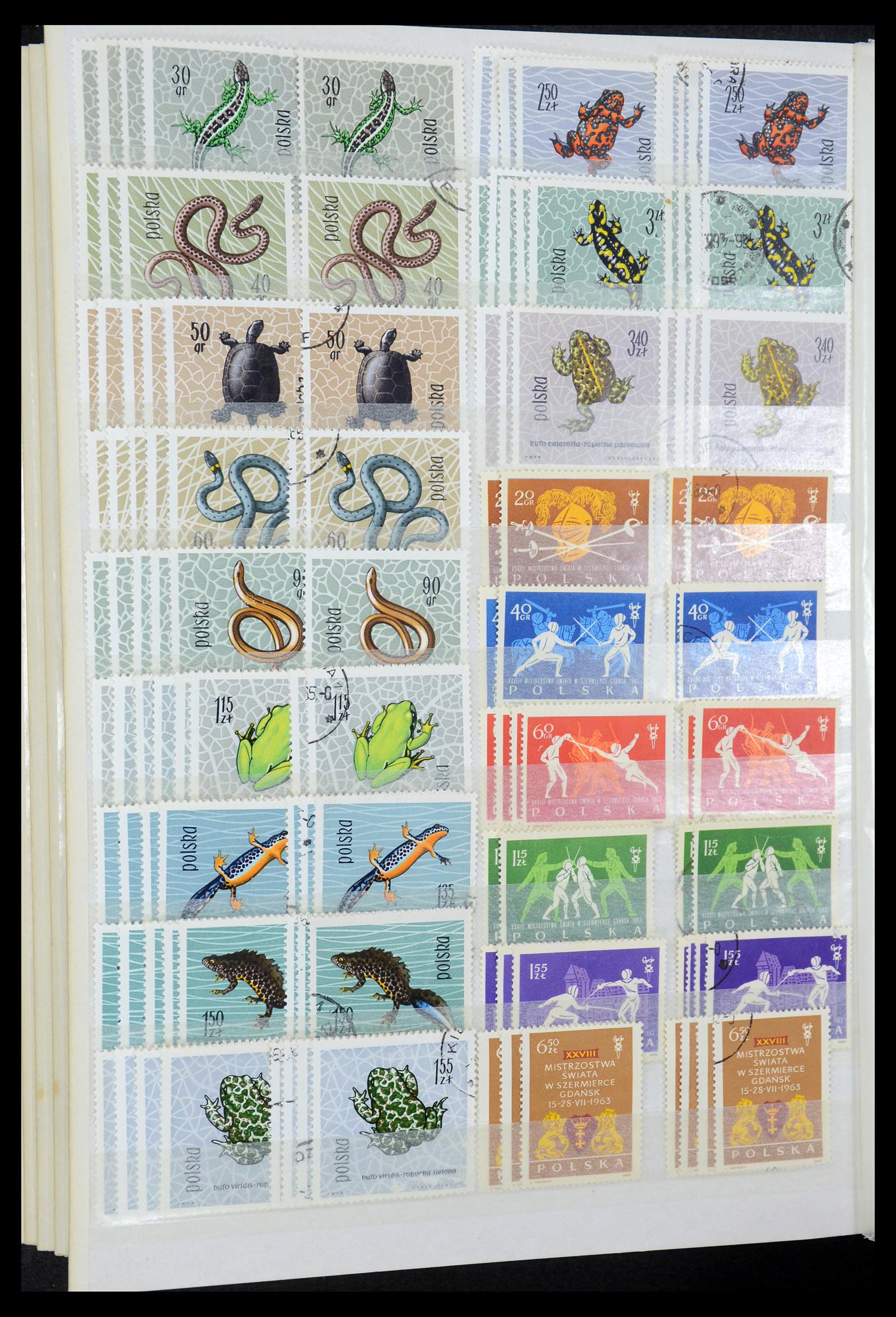 35238 056 - Postzegelverzameling 35238 Polen 1945-1964.
