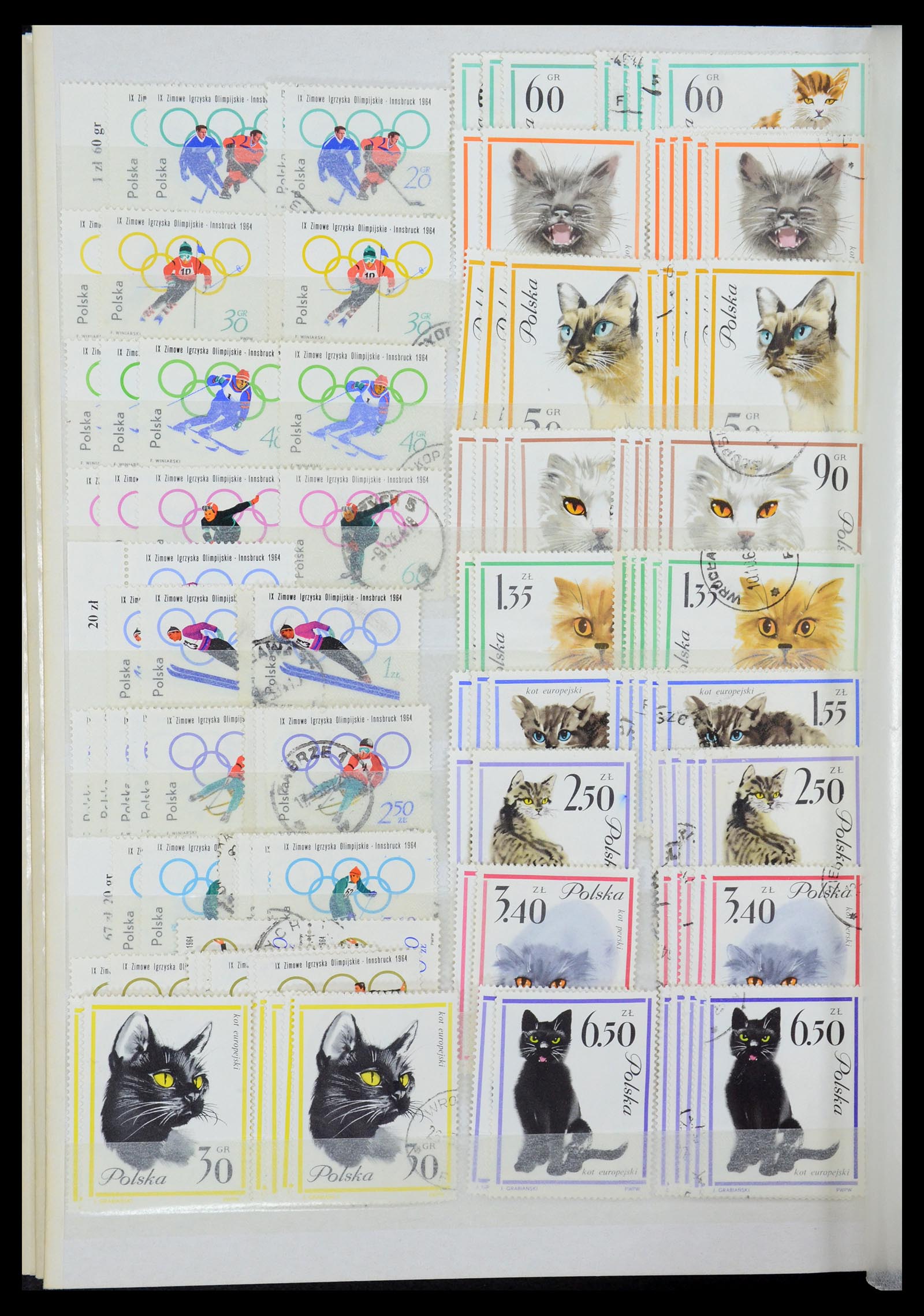 35238 060 - Postzegelverzameling 35238 Polen 1945-1964.