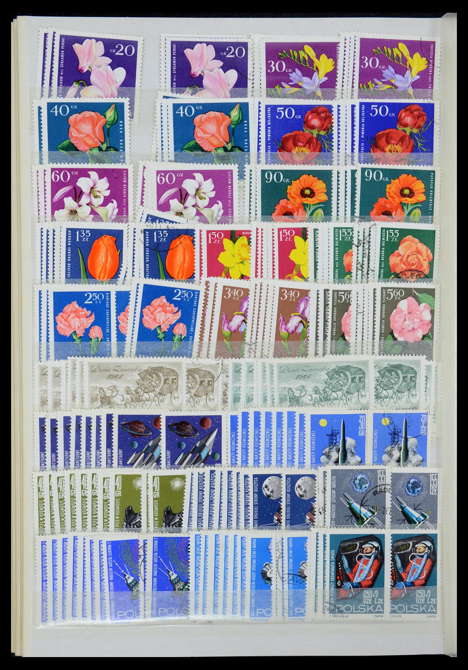 35238 064 - Postzegelverzameling 35238 Polen 1945-1964.