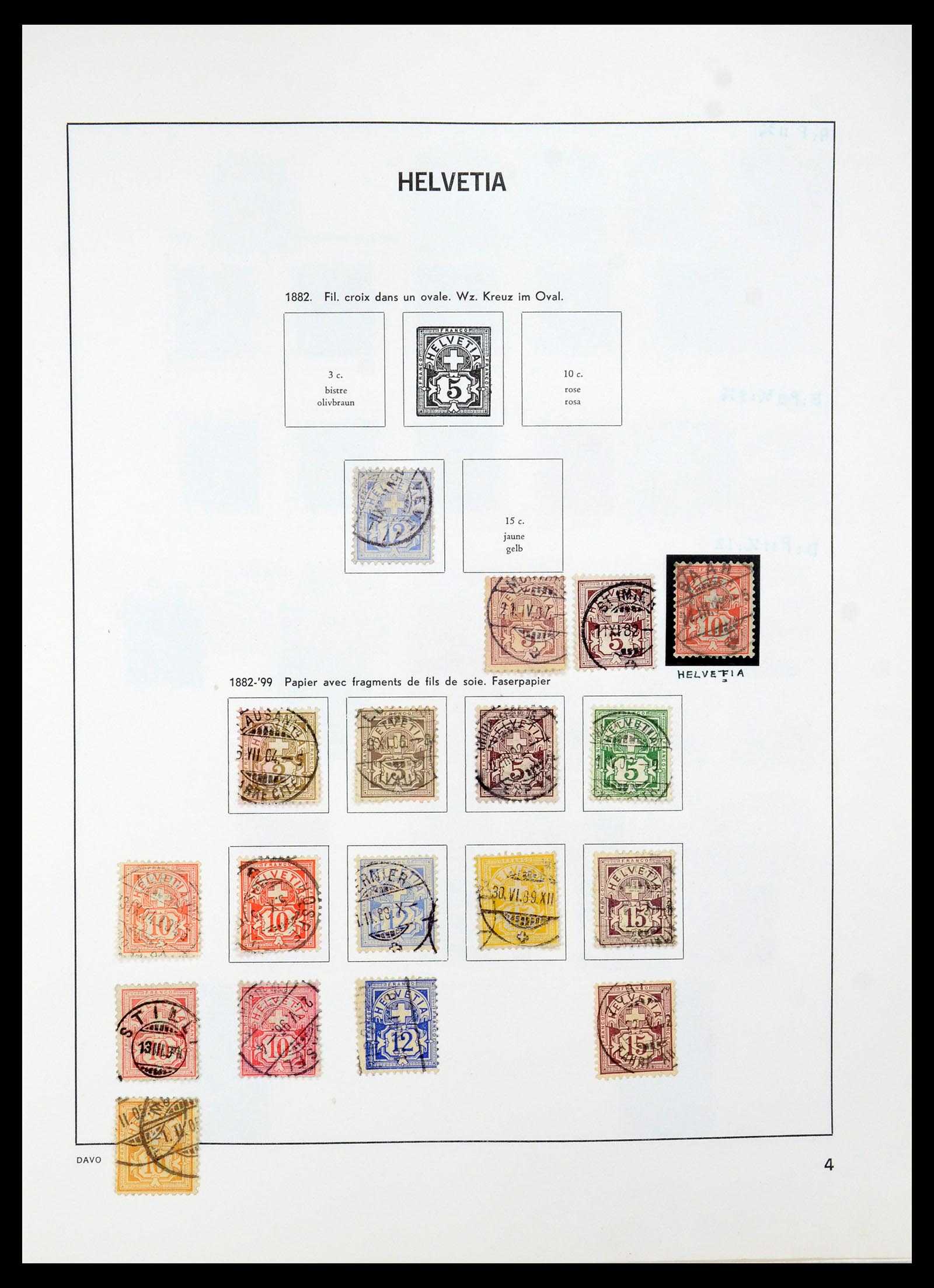 35239 004 - Postzegelverzameling 35239 Zwitserland 1850-1964.