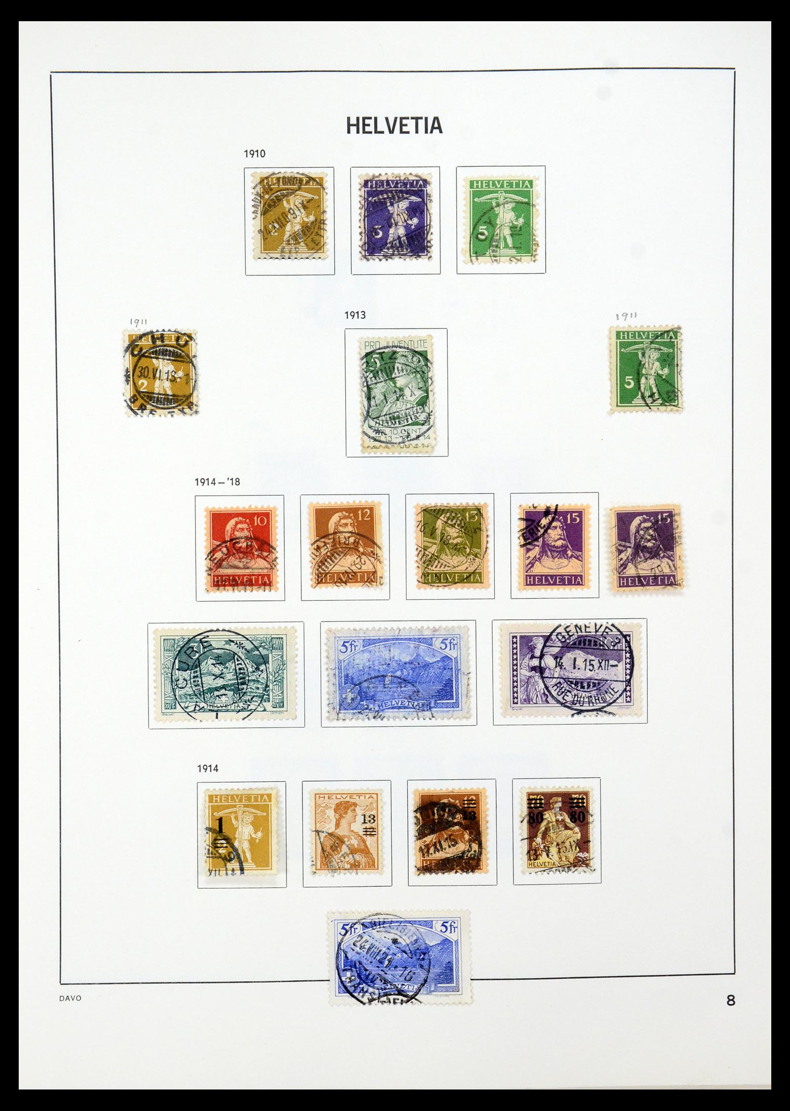 35239 011 - Stamp Collection 35239 Switzerland 1850-1964.