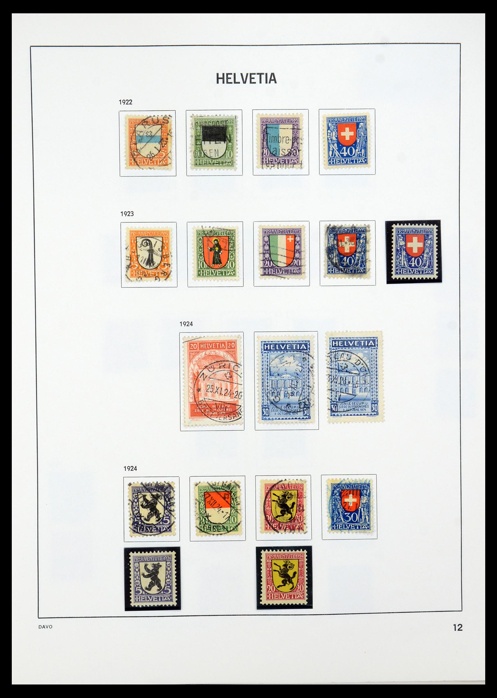 35239 015 - Stamp Collection 35239 Switzerland 1850-1964.