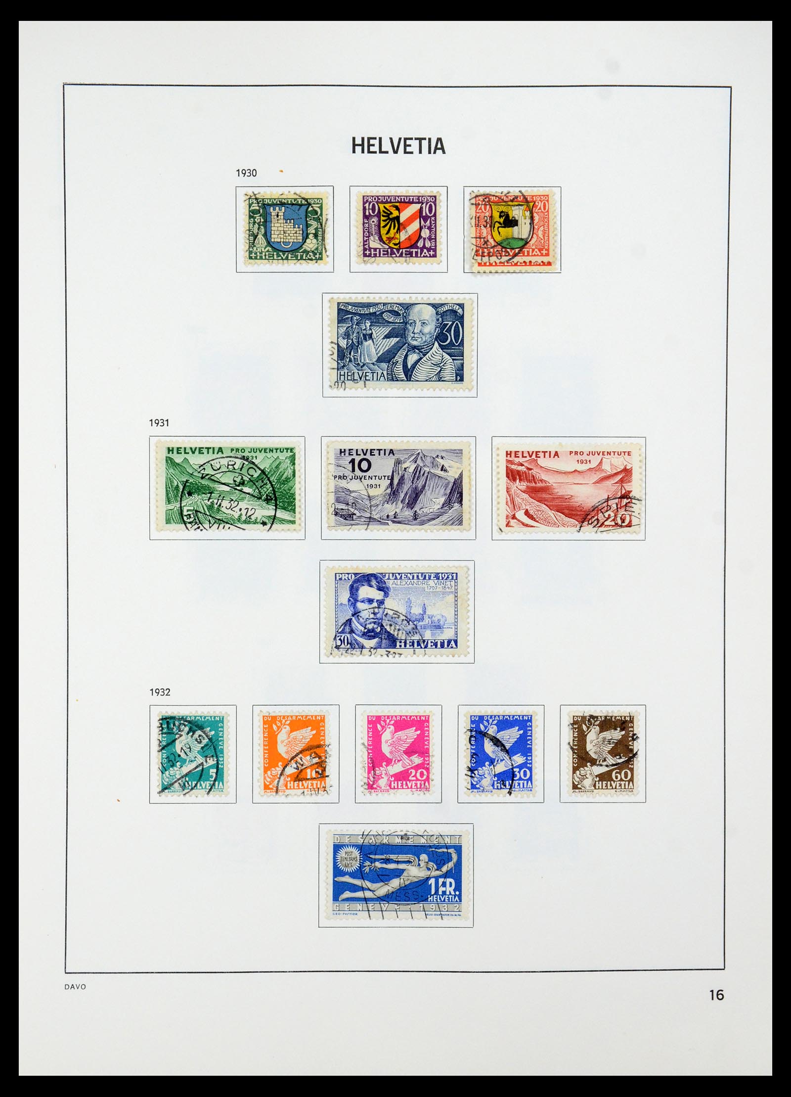 35239 021 - Postzegelverzameling 35239 Zwitserland 1850-1964.