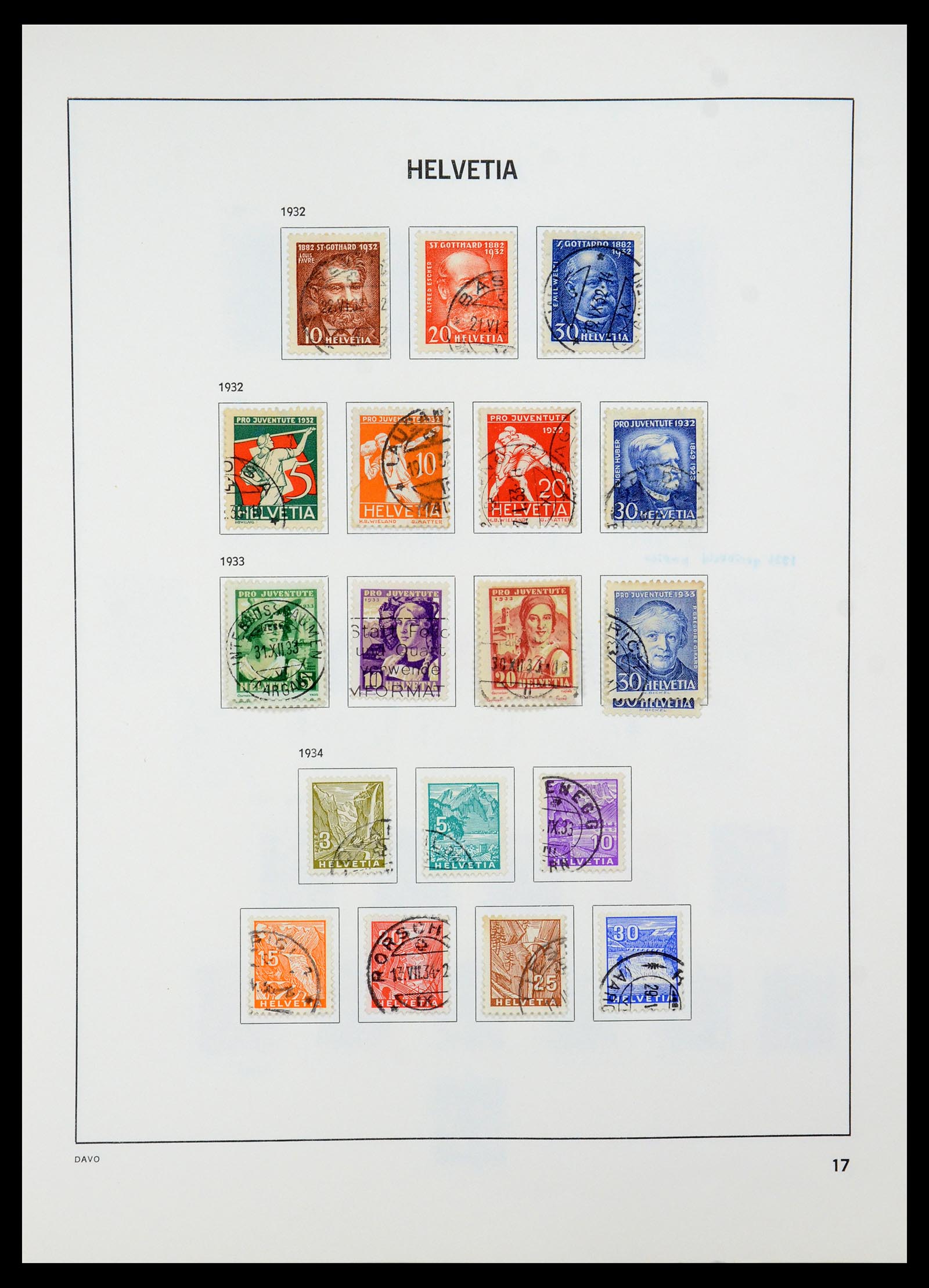 35239 022 - Stamp Collection 35239 Switzerland 1850-1964.
