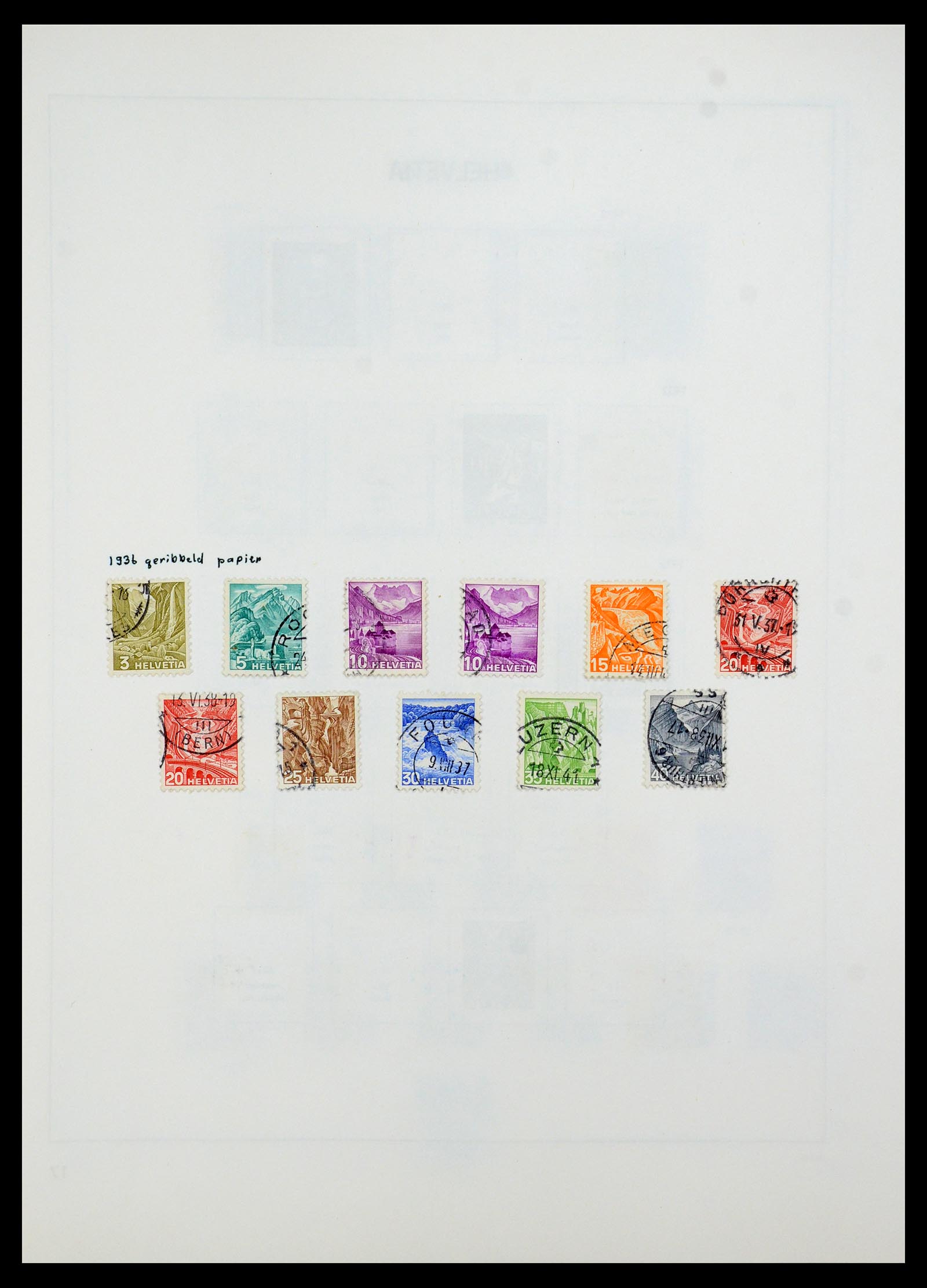 35239 023 - Postzegelverzameling 35239 Zwitserland 1850-1964.