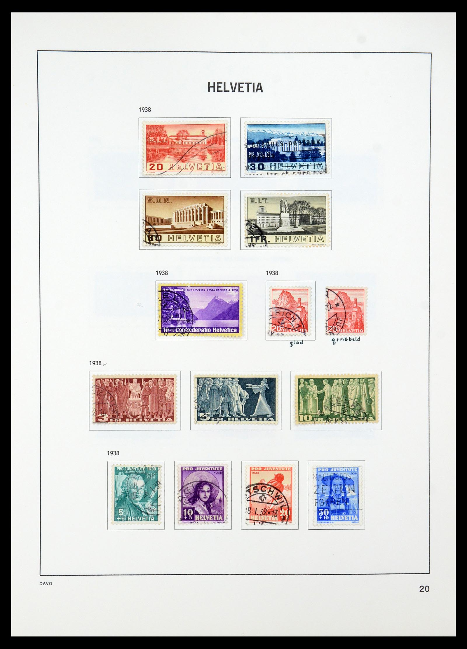 35239 027 - Stamp Collection 35239 Switzerland 1850-1964.