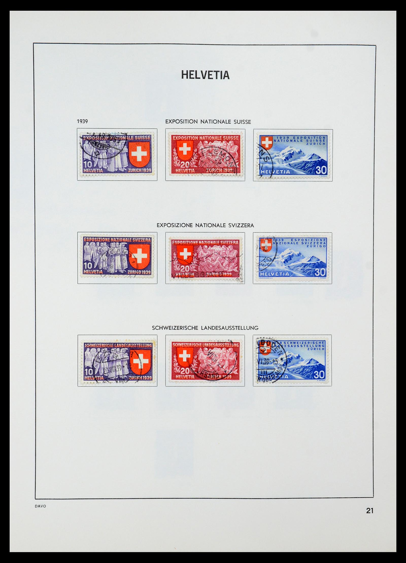 35239 028 - Postzegelverzameling 35239 Zwitserland 1850-1964.