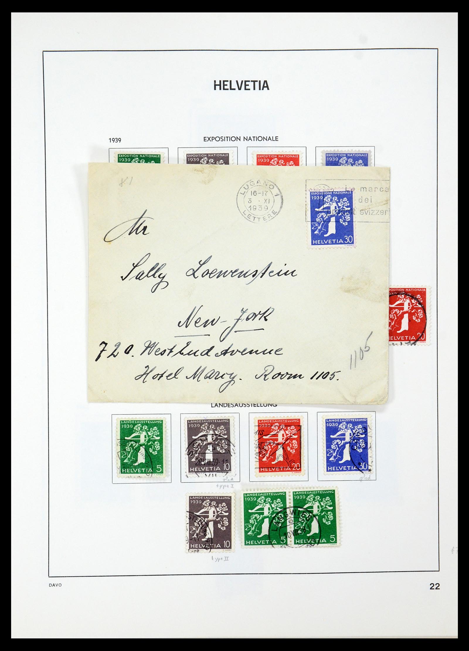 35239 030 - Stamp Collection 35239 Switzerland 1850-1964.