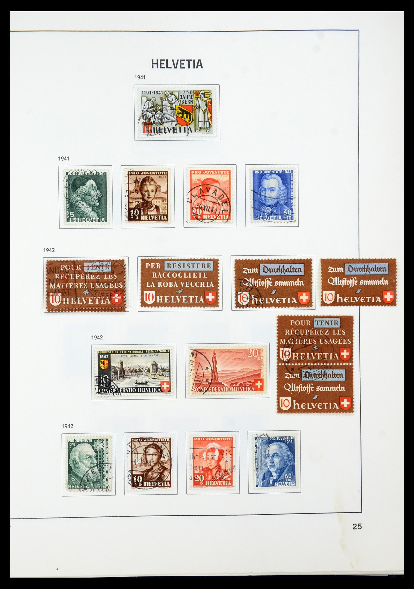 35239 033 - Postzegelverzameling 35239 Zwitserland 1850-1964.