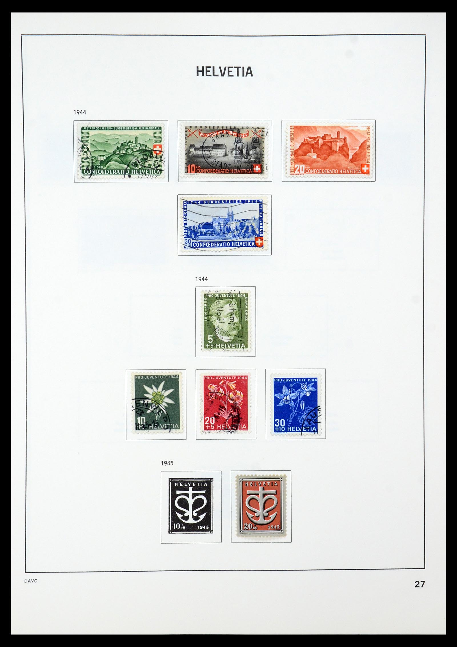 35239 035 - Stamp Collection 35239 Switzerland 1850-1964.