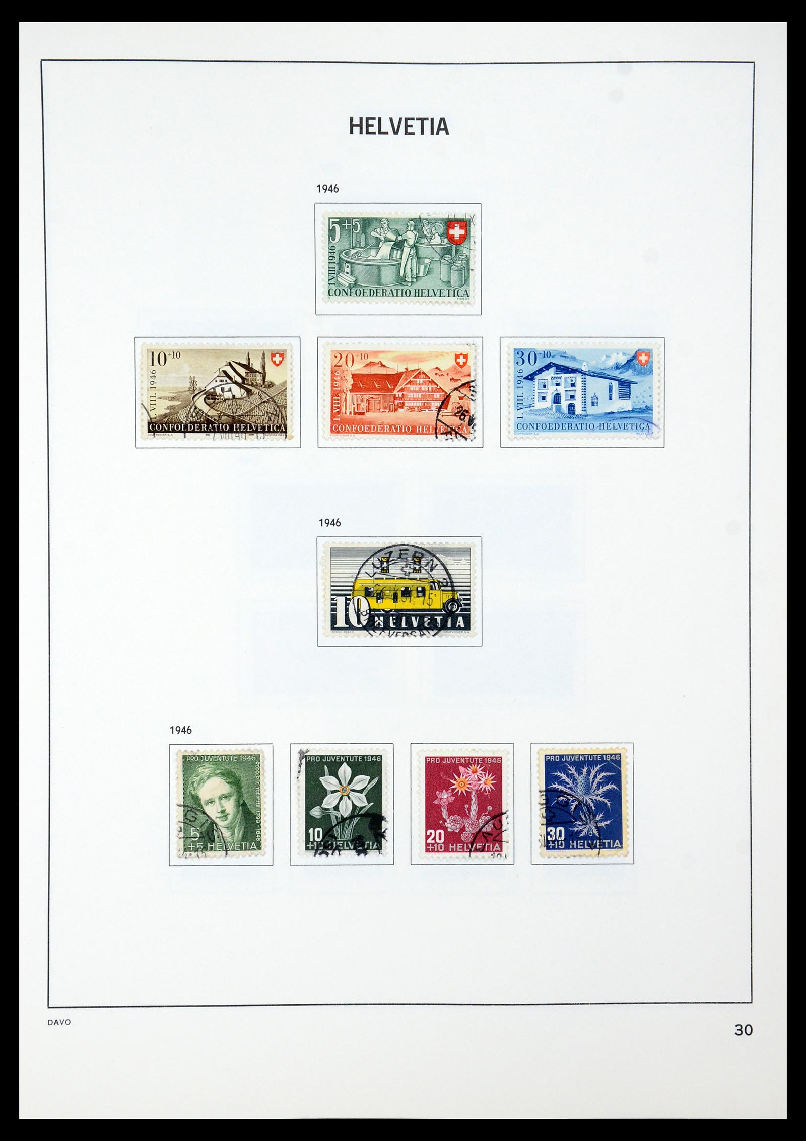 35239 038 - Stamp Collection 35239 Switzerland 1850-1964.