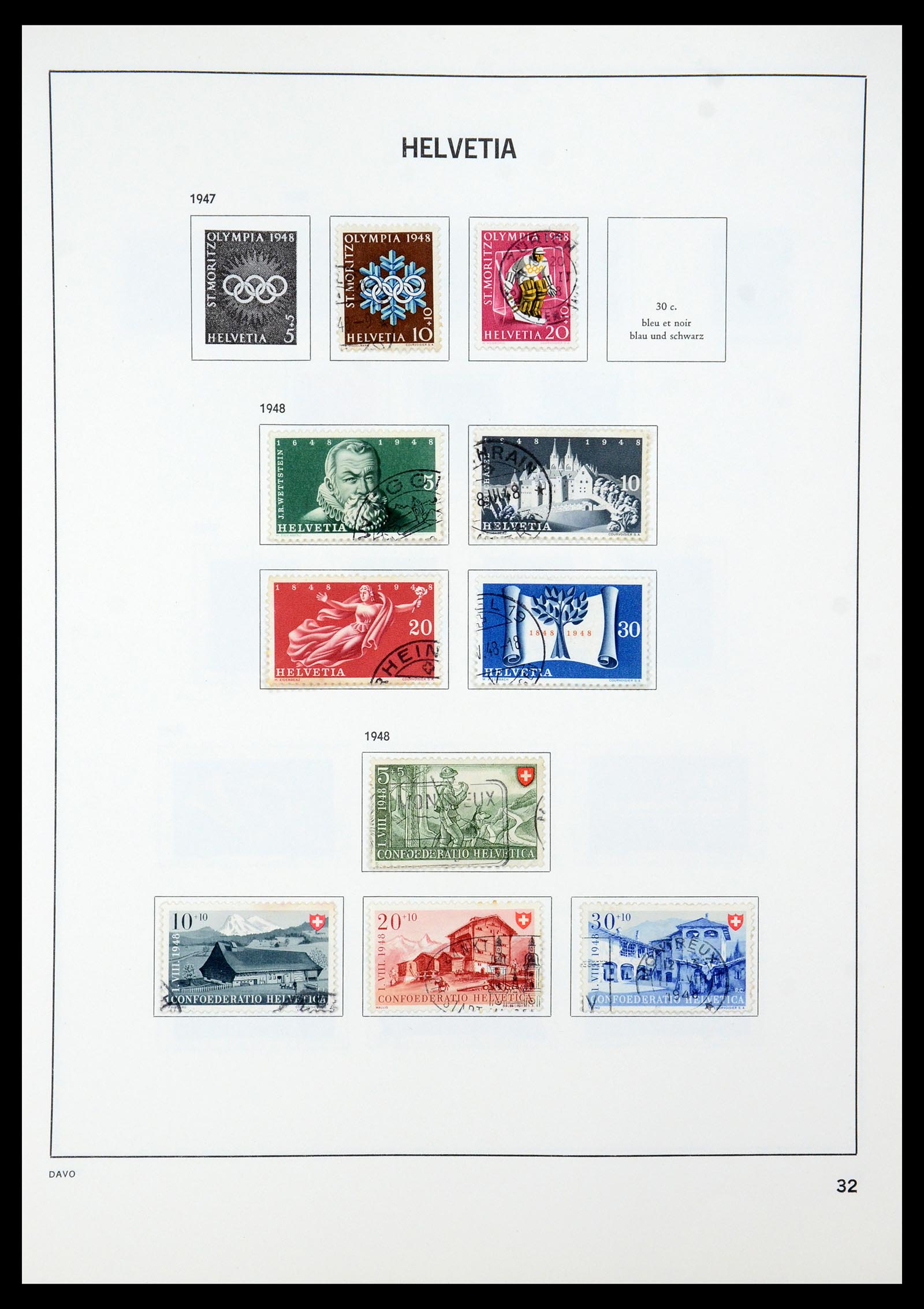 35239 040 - Stamp Collection 35239 Switzerland 1850-1964.