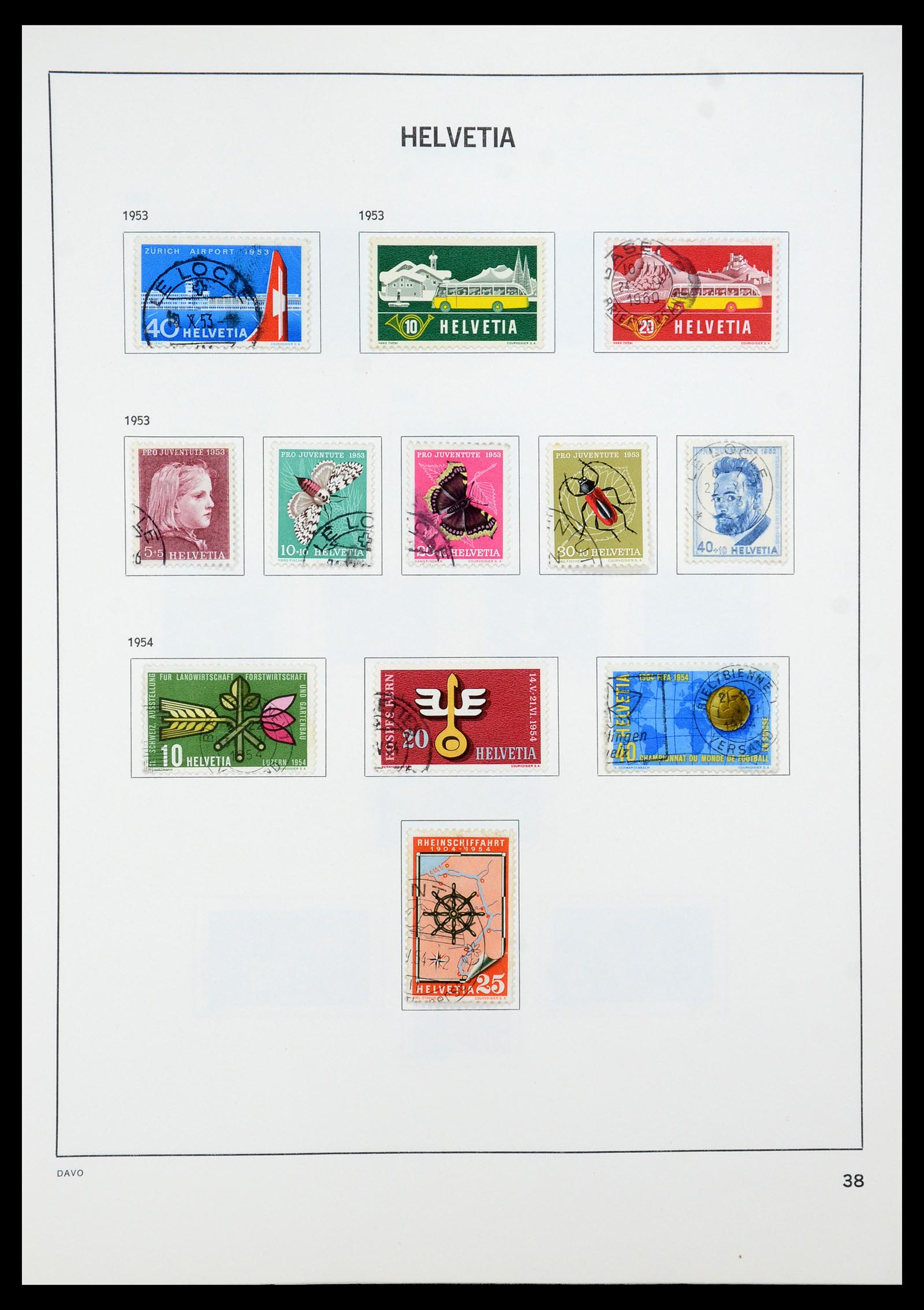 35239 046 - Stamp Collection 35239 Switzerland 1850-1964.