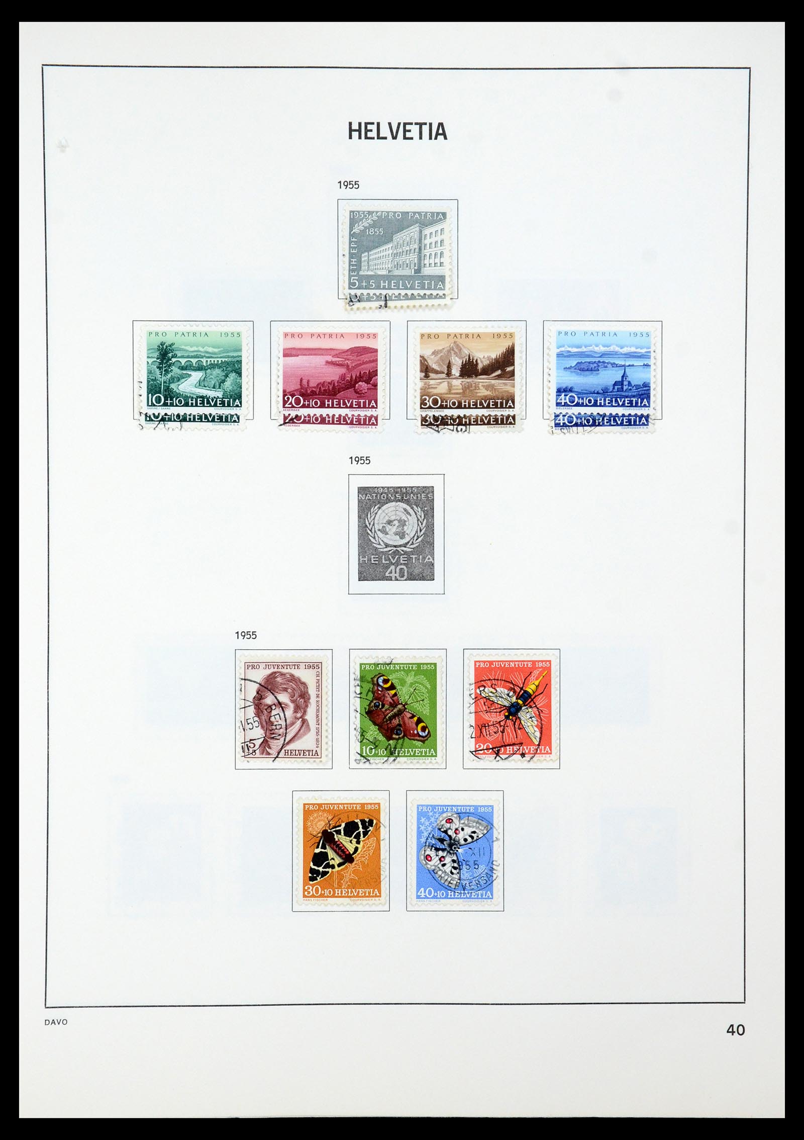 35239 048 - Postzegelverzameling 35239 Zwitserland 1850-1964.