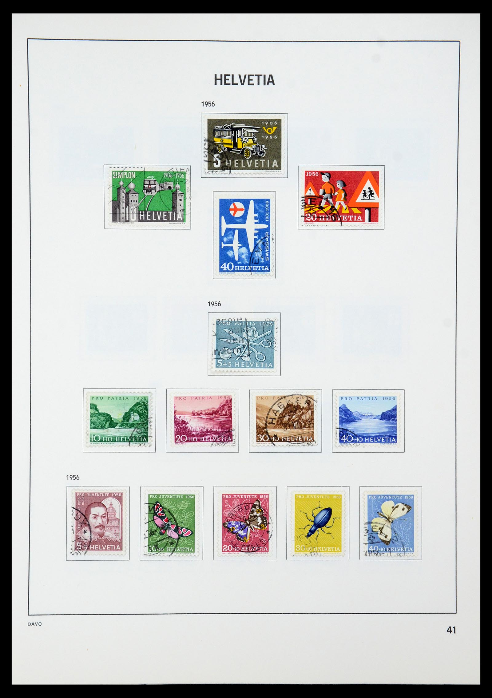 35239 049 - Postzegelverzameling 35239 Zwitserland 1850-1964.