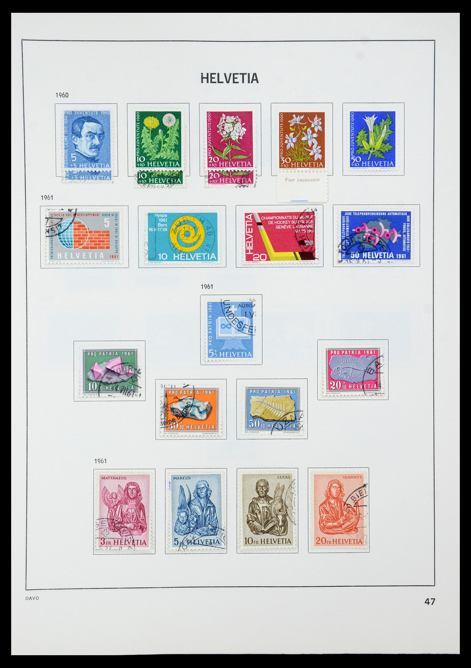 35239 054 - Postzegelverzameling 35239 Zwitserland 1850-1964.