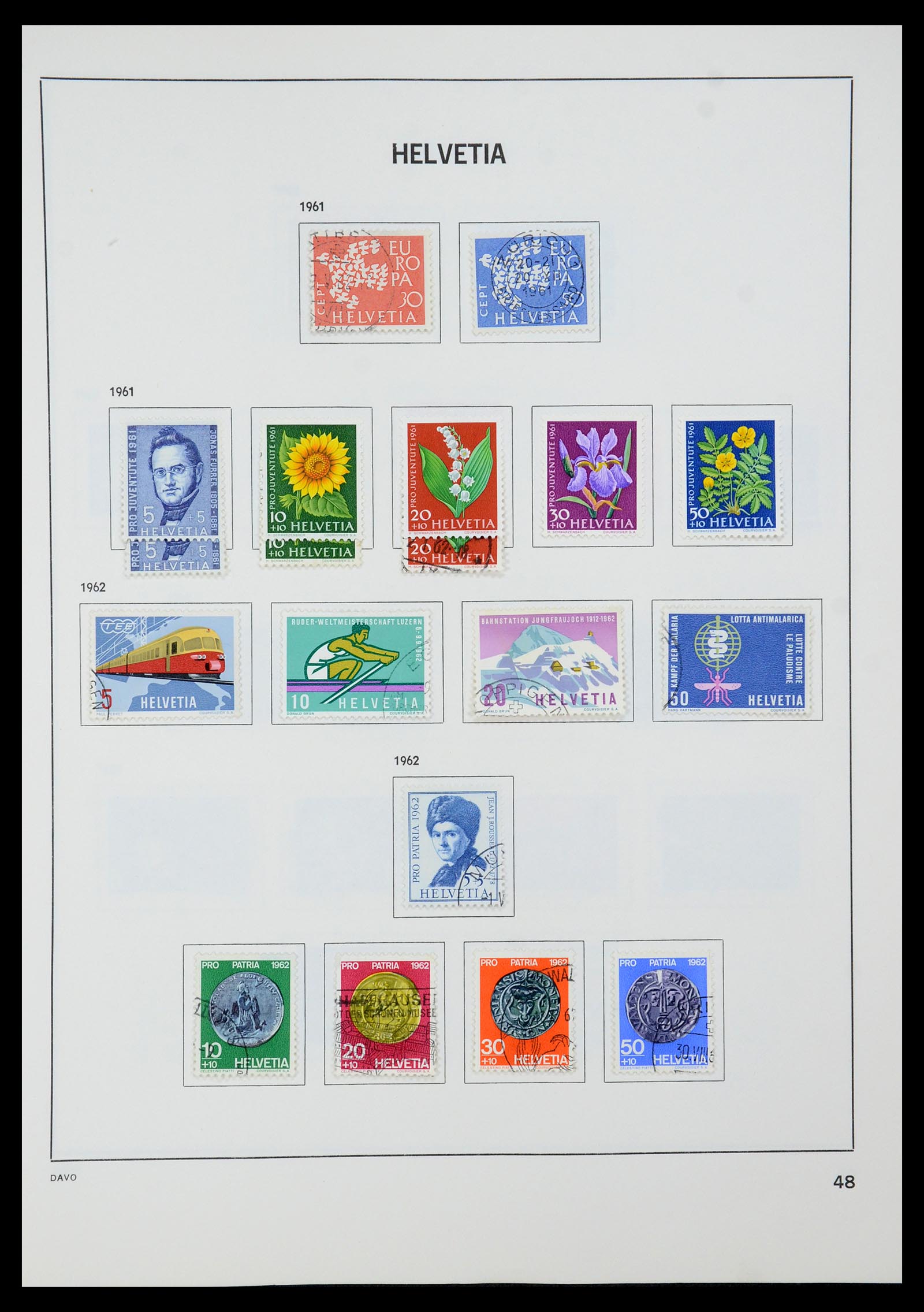 35239 055 - Stamp Collection 35239 Switzerland 1850-1964.