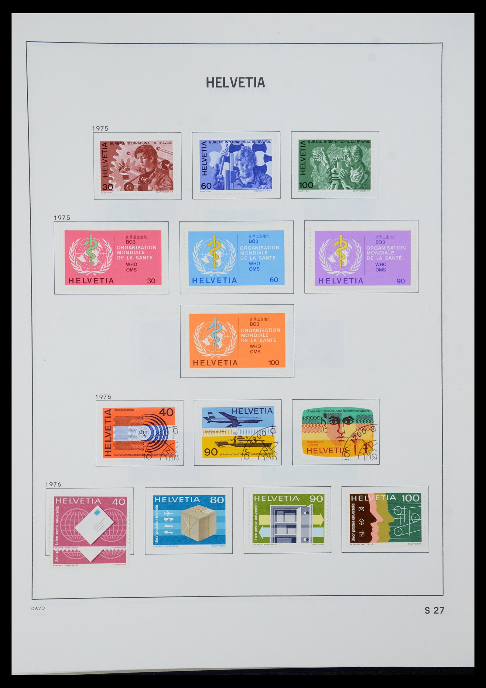 35239 082 - Stamp Collection 35239 Switzerland 1850-1964.