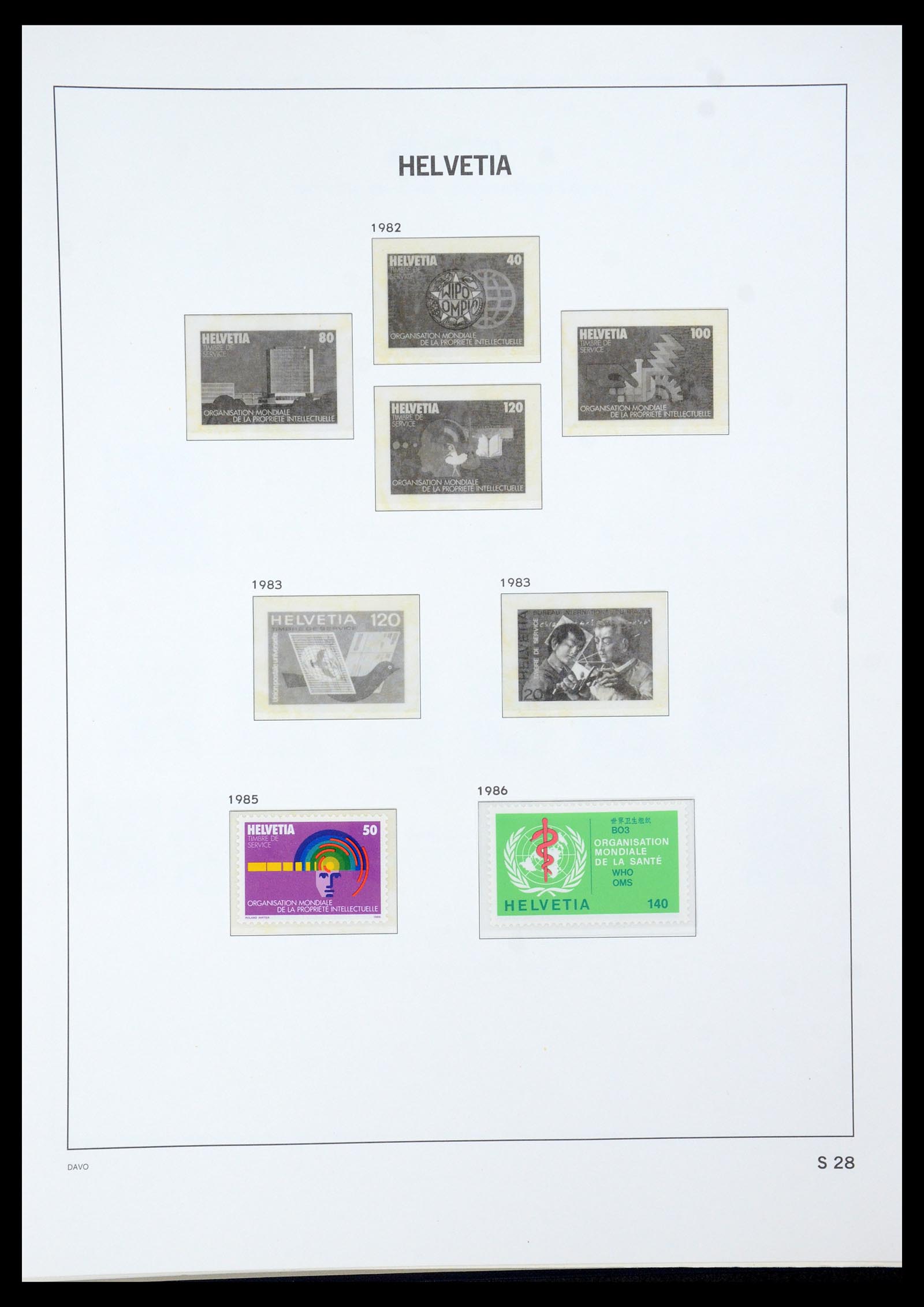 35239 083 - Stamp Collection 35239 Switzerland 1850-1964.