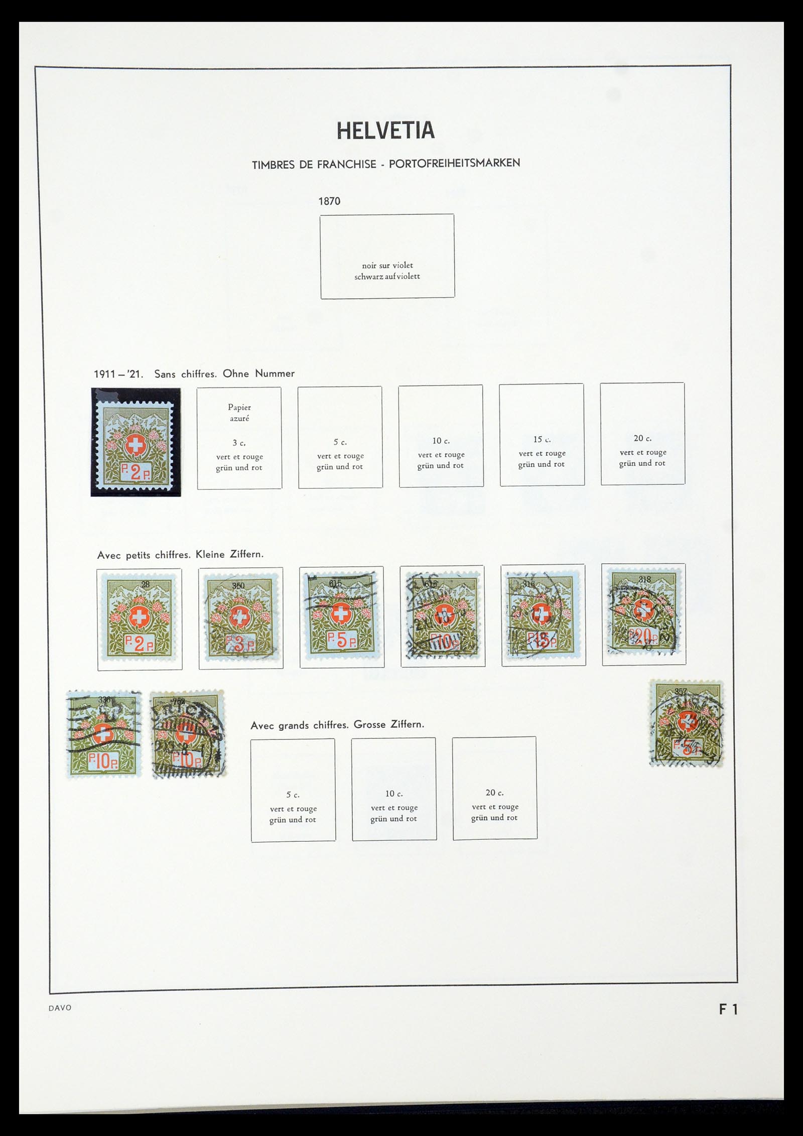 35239 084 - Stamp Collection 35239 Switzerland 1850-1964.
